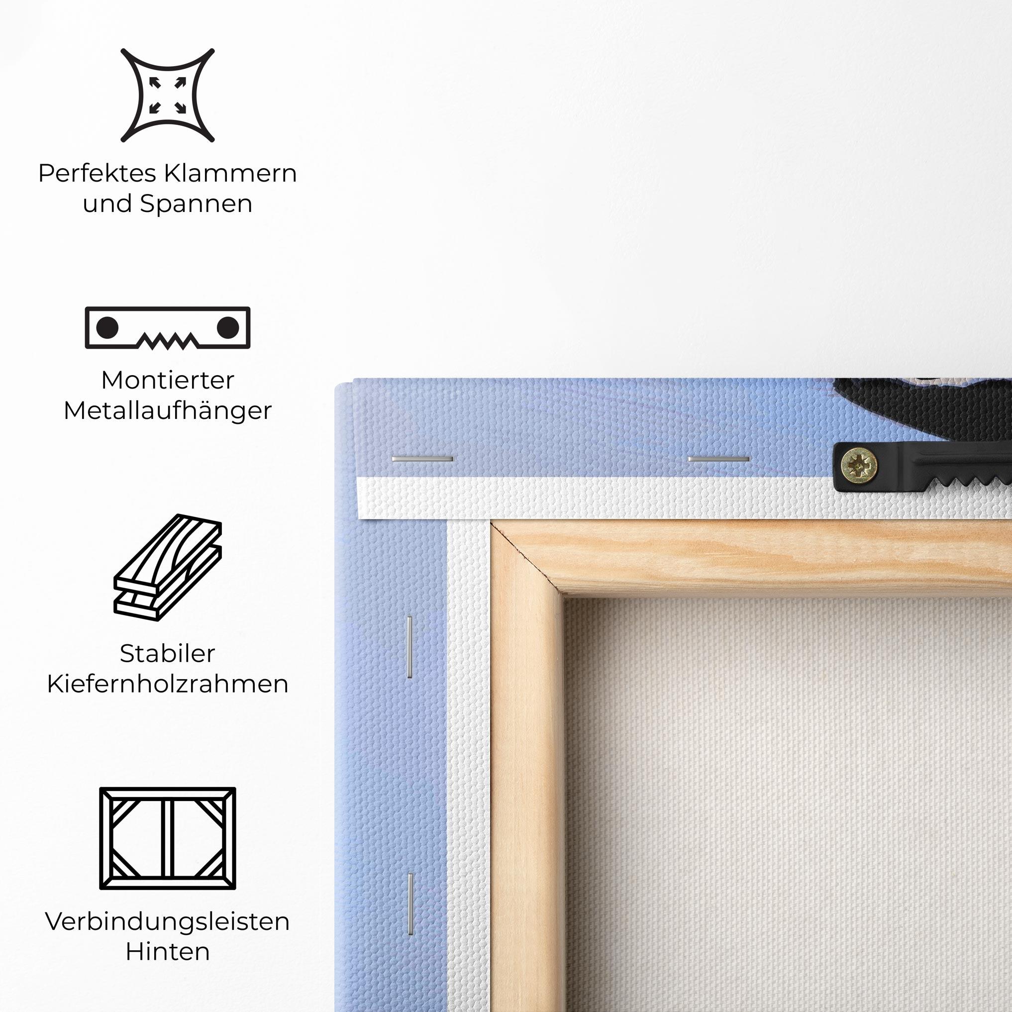 Leinwandbild Bird Painting mockup 5