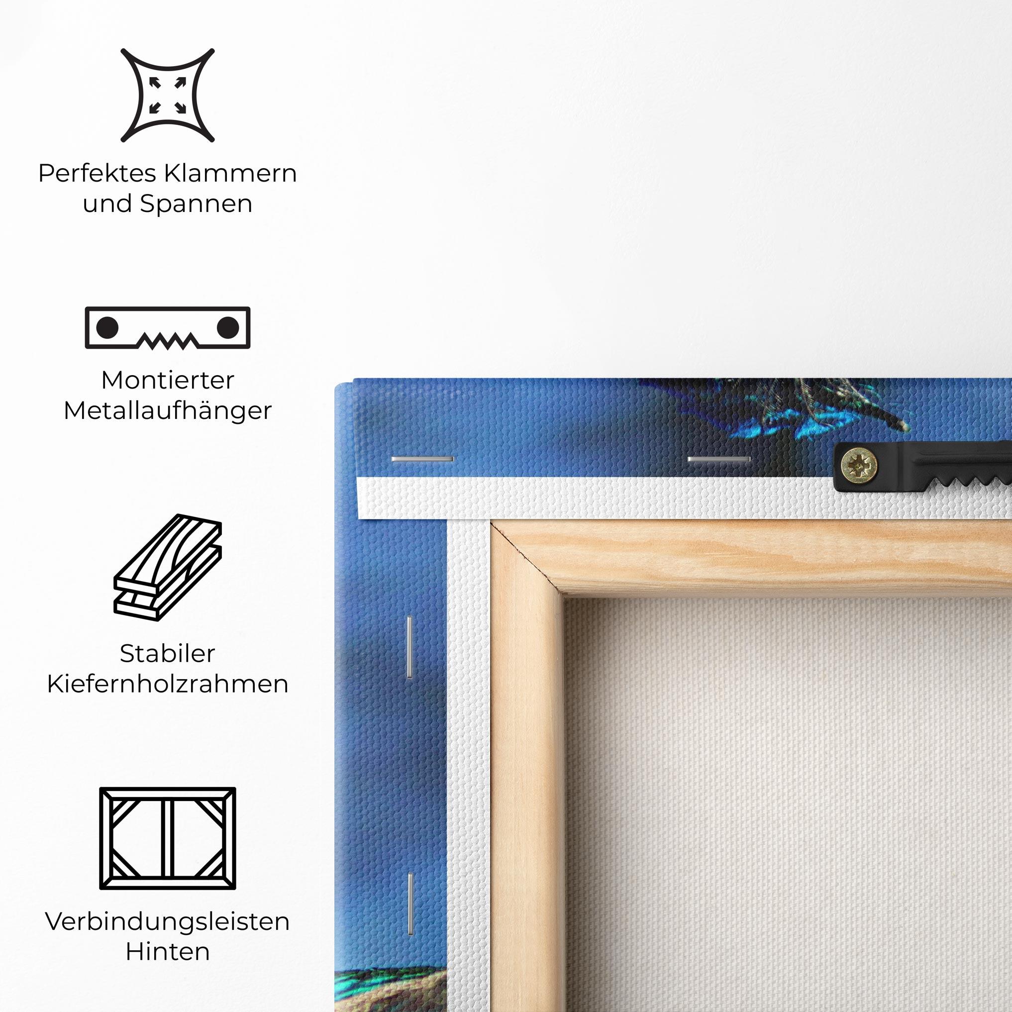 Leinwandbild Blue Bird mockup 5