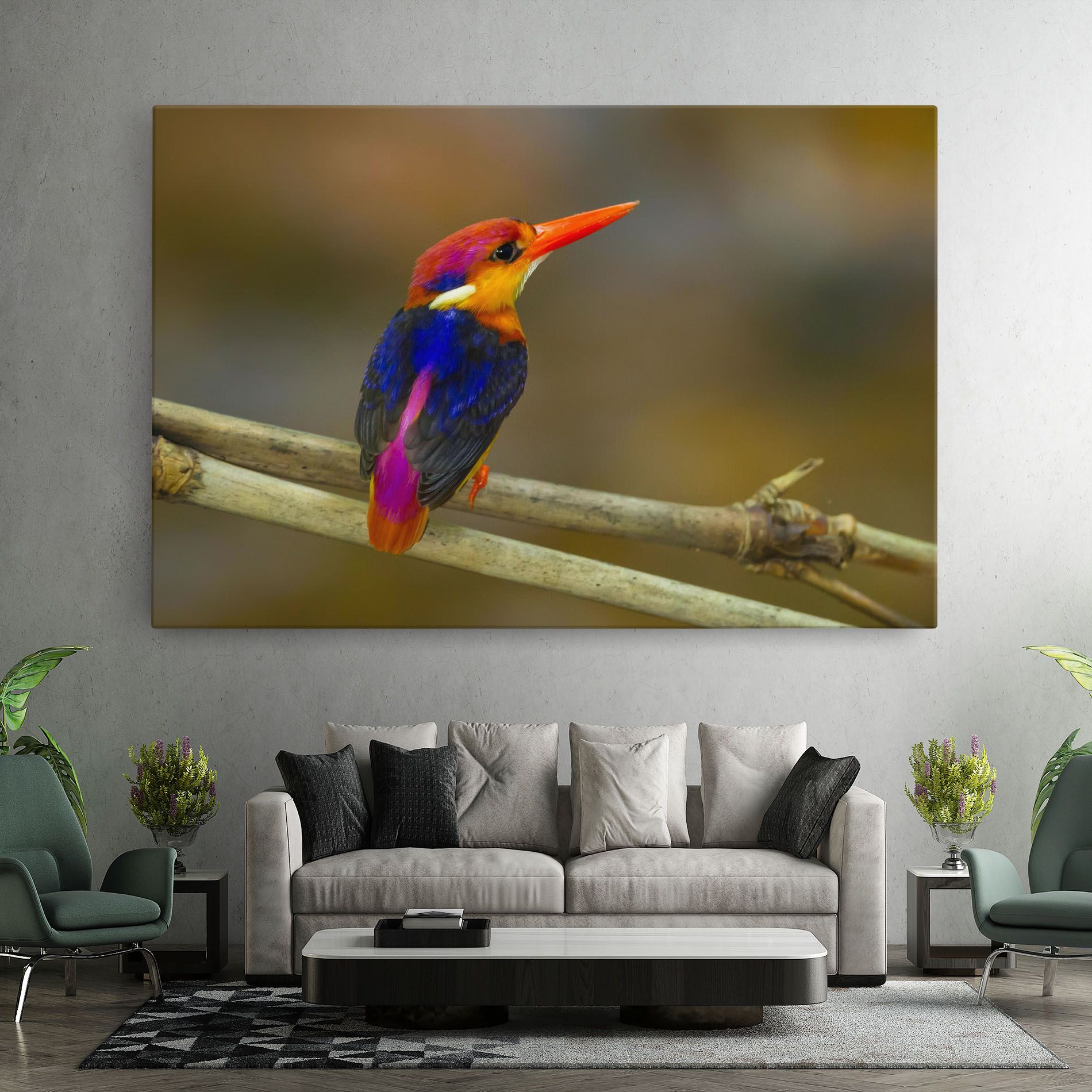 Colorful Bird mockup 7