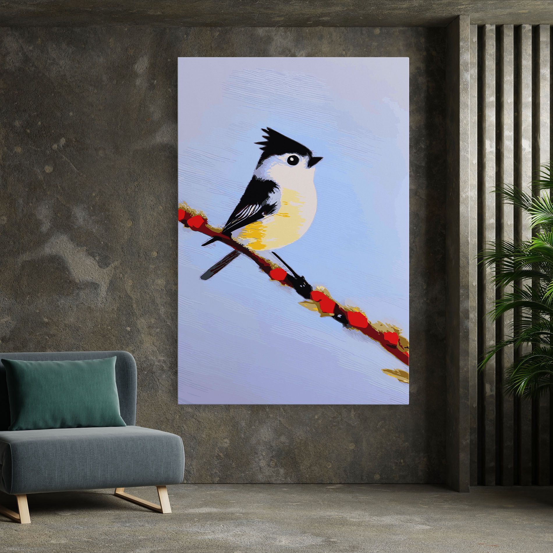 Bird Painting mockup 7