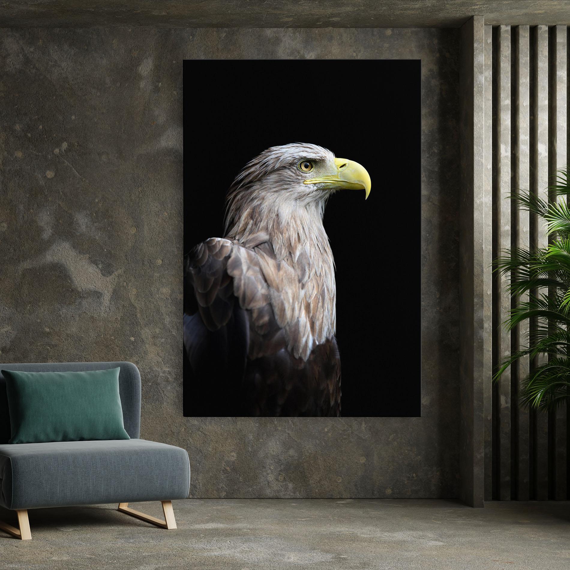Leinwandbild Close Up Eagle mockup 7
