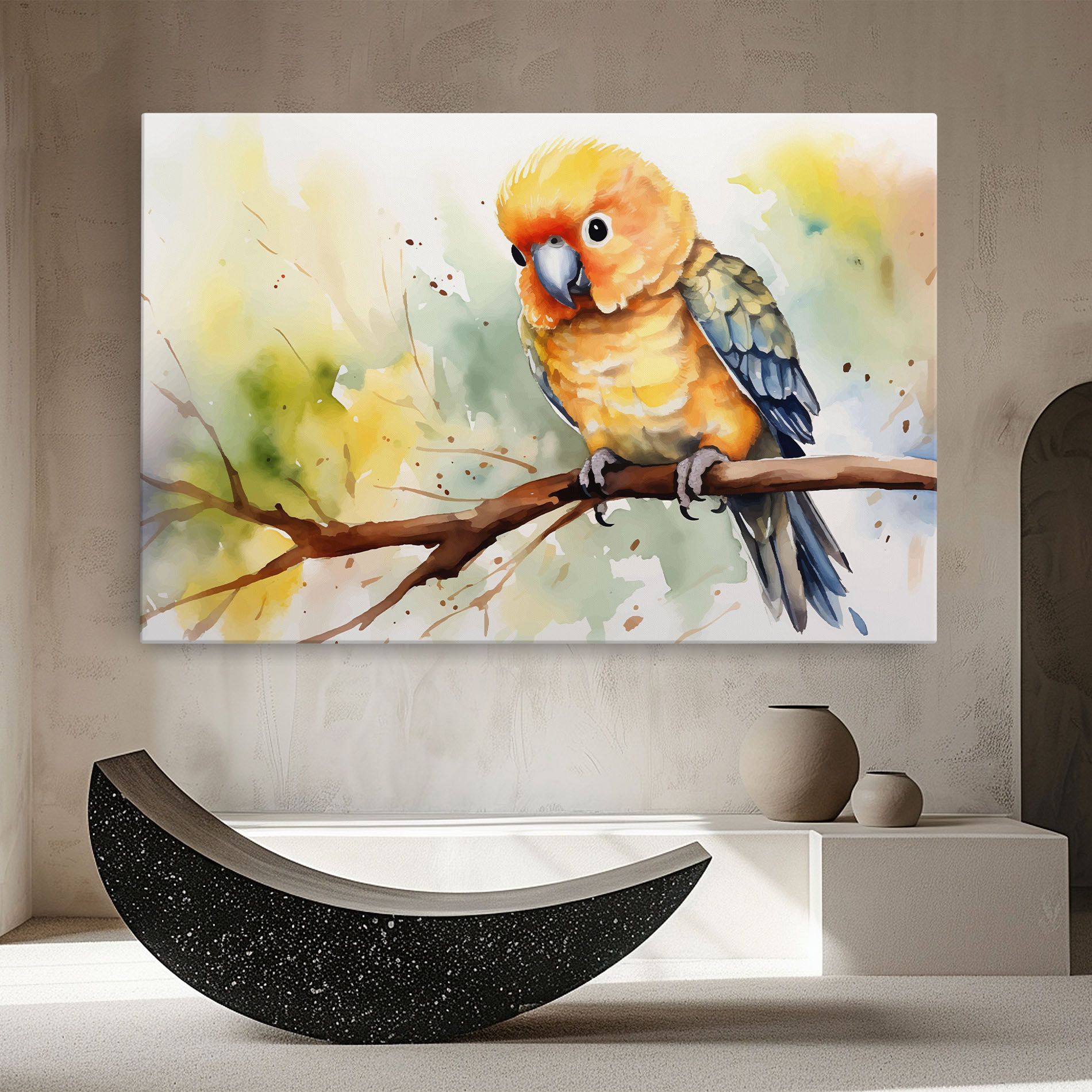 Cute Baby Parrot mockup 8