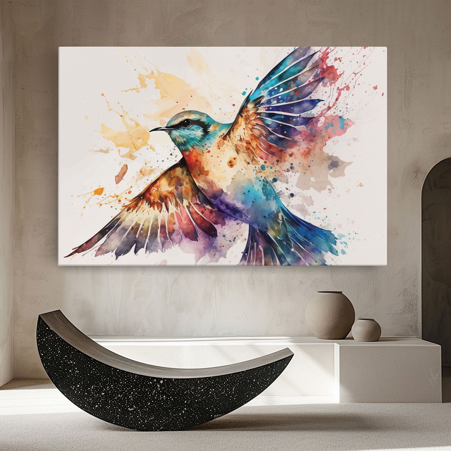 Painted Wings Bird mockup 8