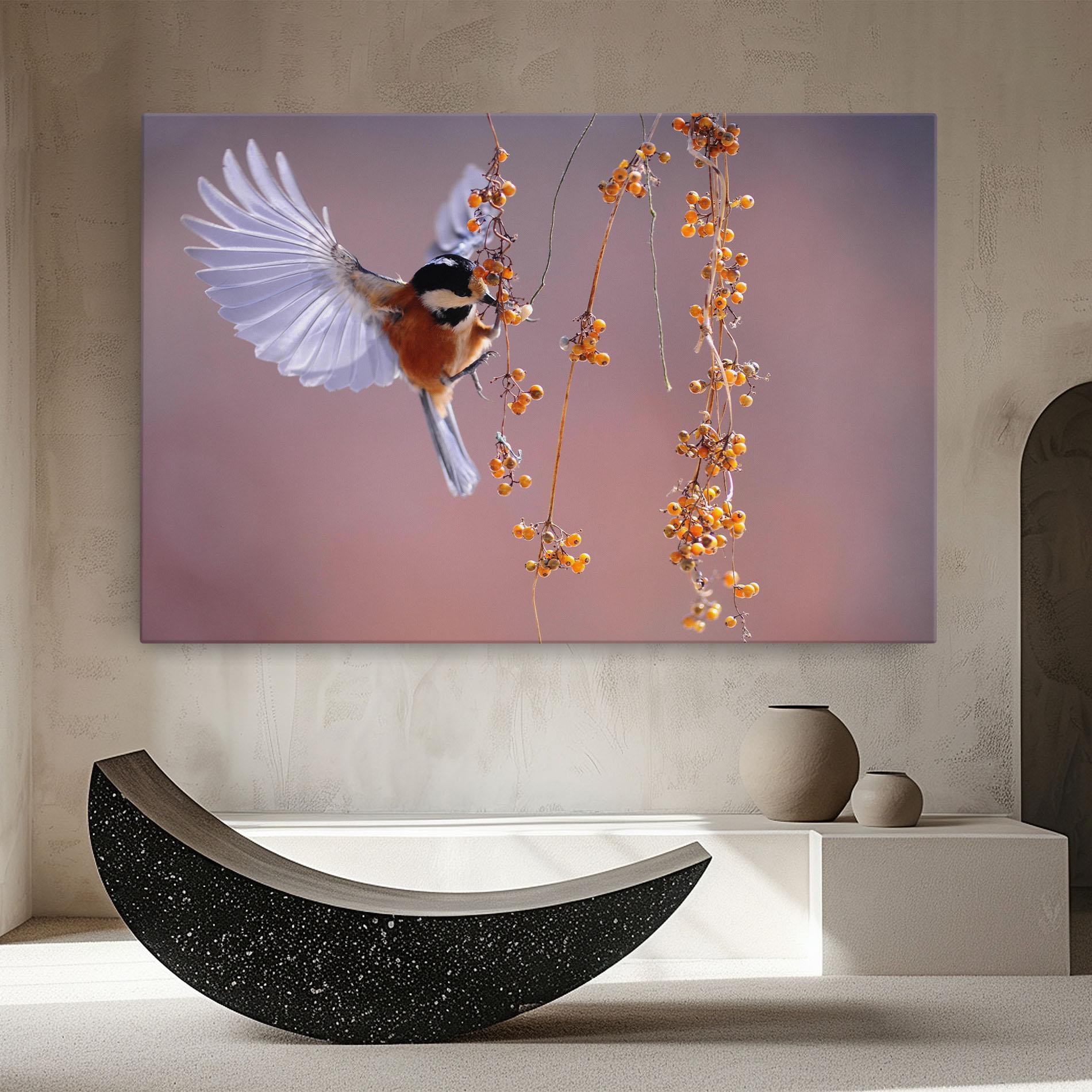 Leinwandbild Woodpecker mockup 8