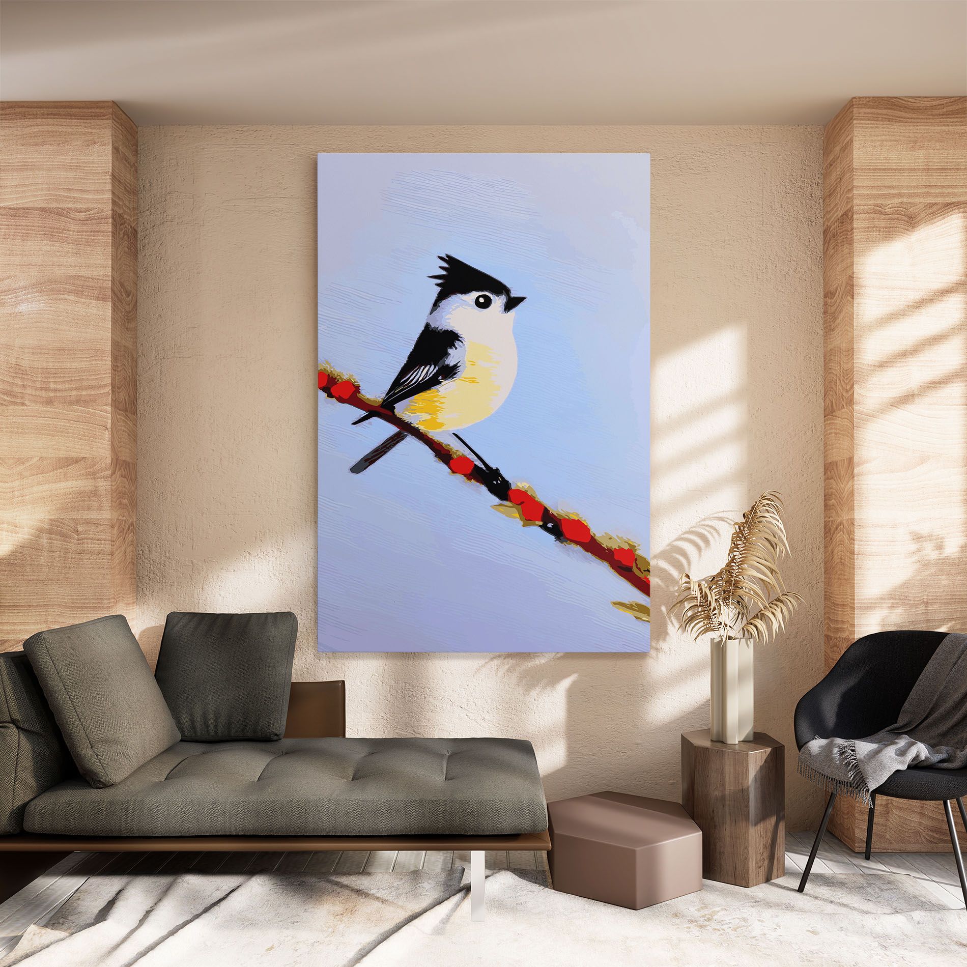 Bird Painting mockup 8