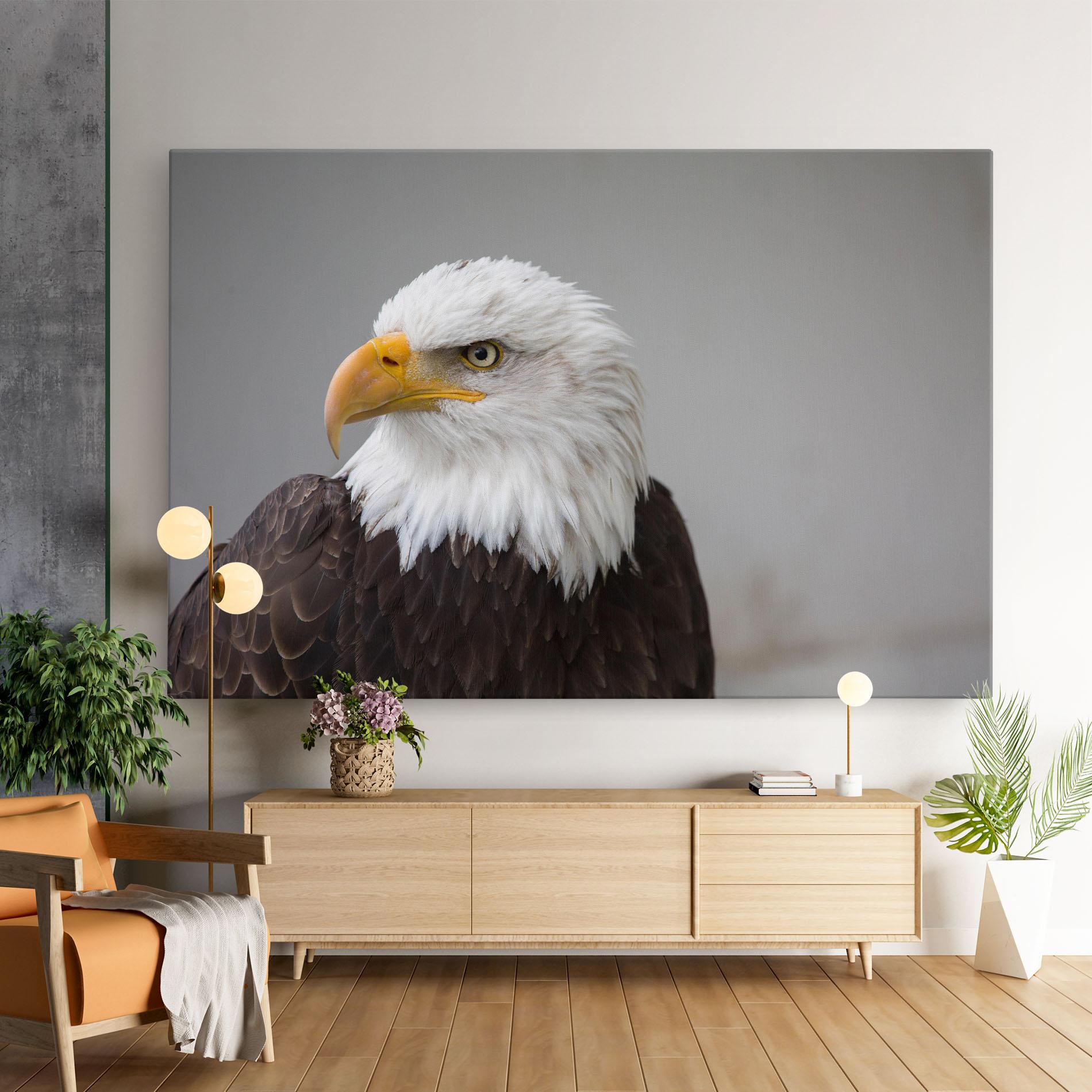 Leinwandbild Beautiful Eagle mockup 9