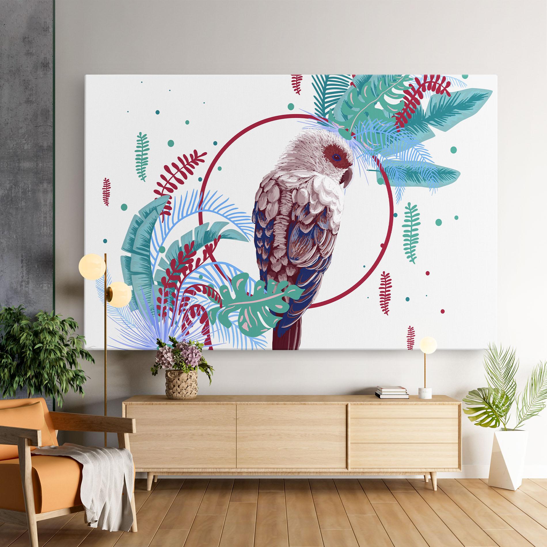 Leinwandbild Bright Bird mockup 9