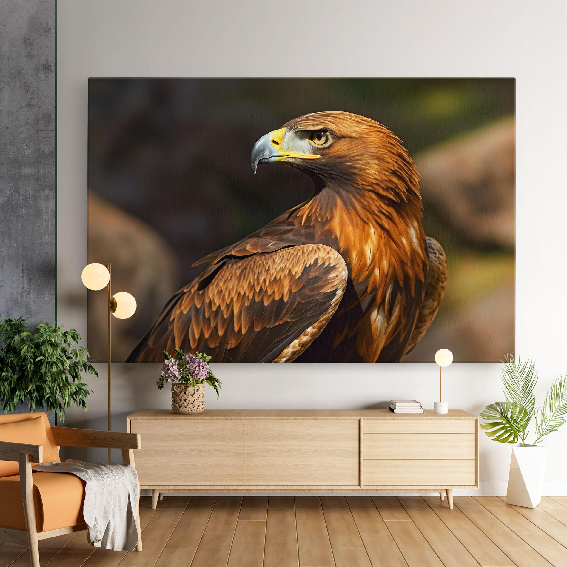 Leinwandbild Brown Eagle mockup 9