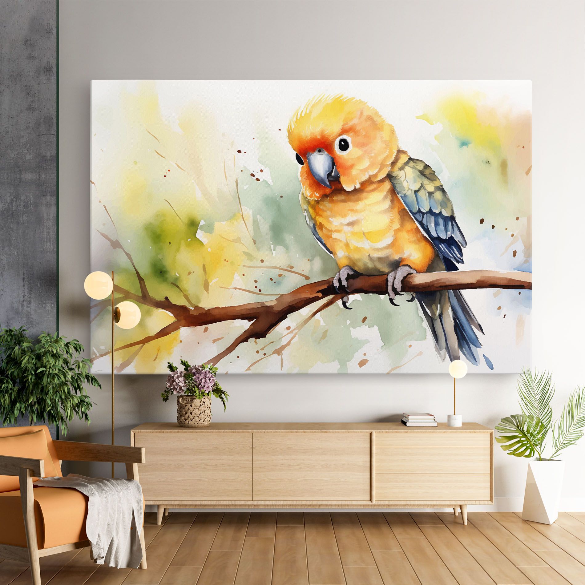 Cute Baby Parrot mockup 9
