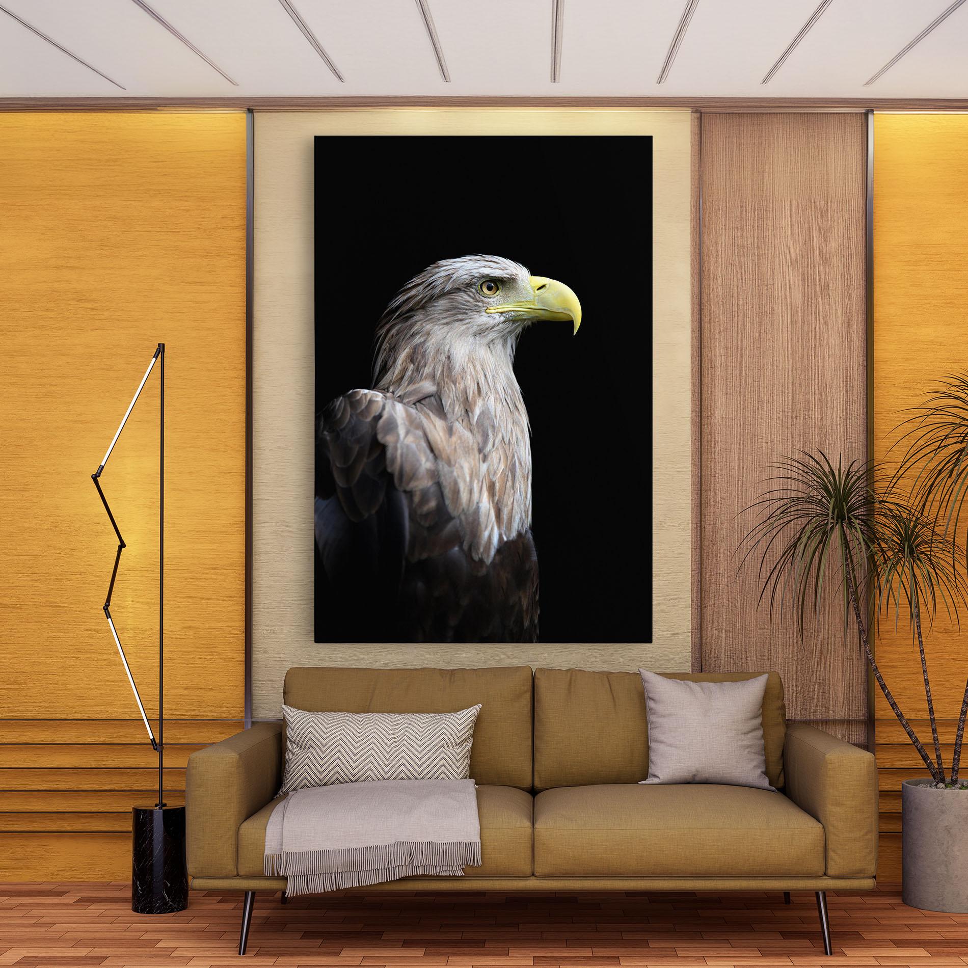 Leinwandbild Close Up Eagle mockup 9