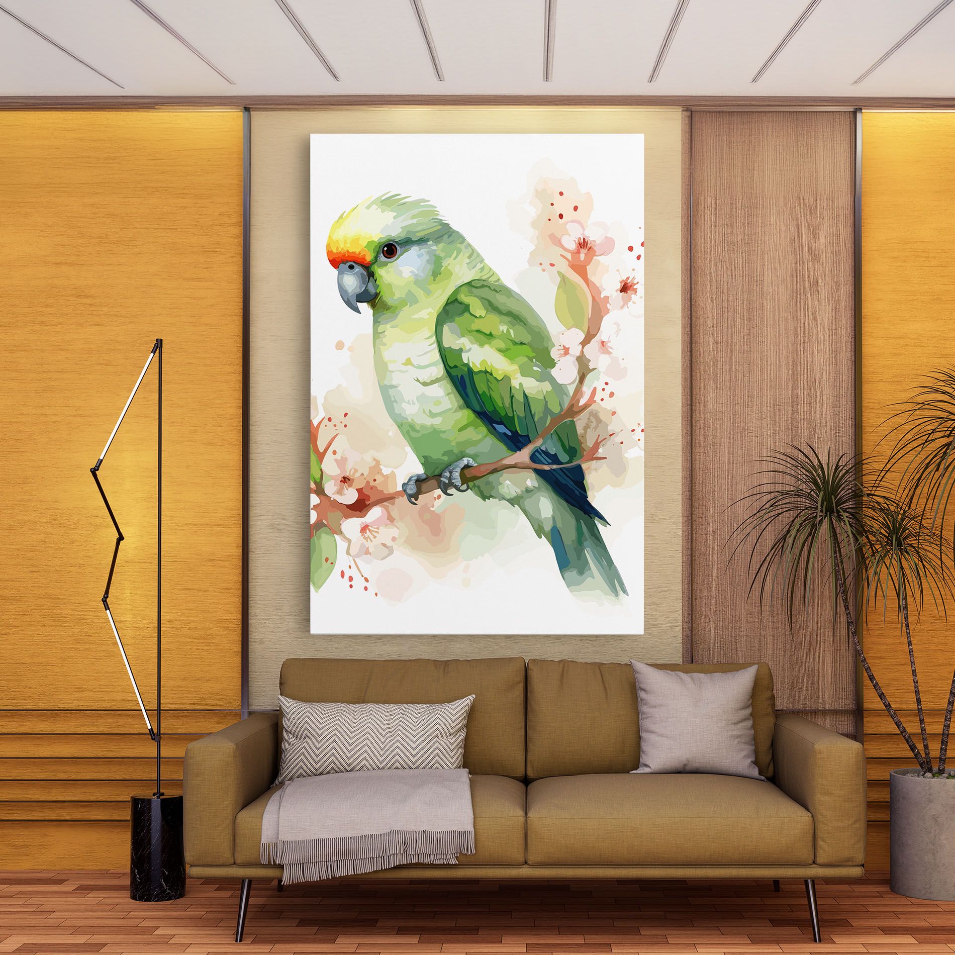 Pretty Green Parrot mockup 9