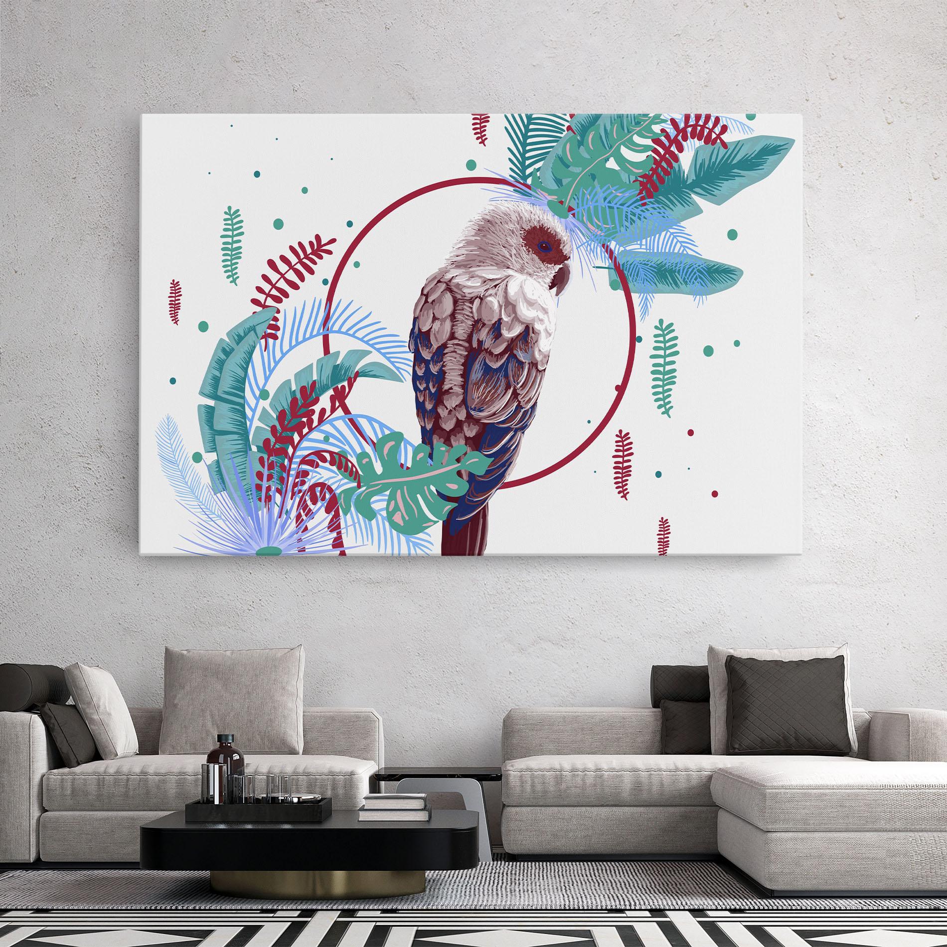 Leinwandbild Bright Bird mockup 2