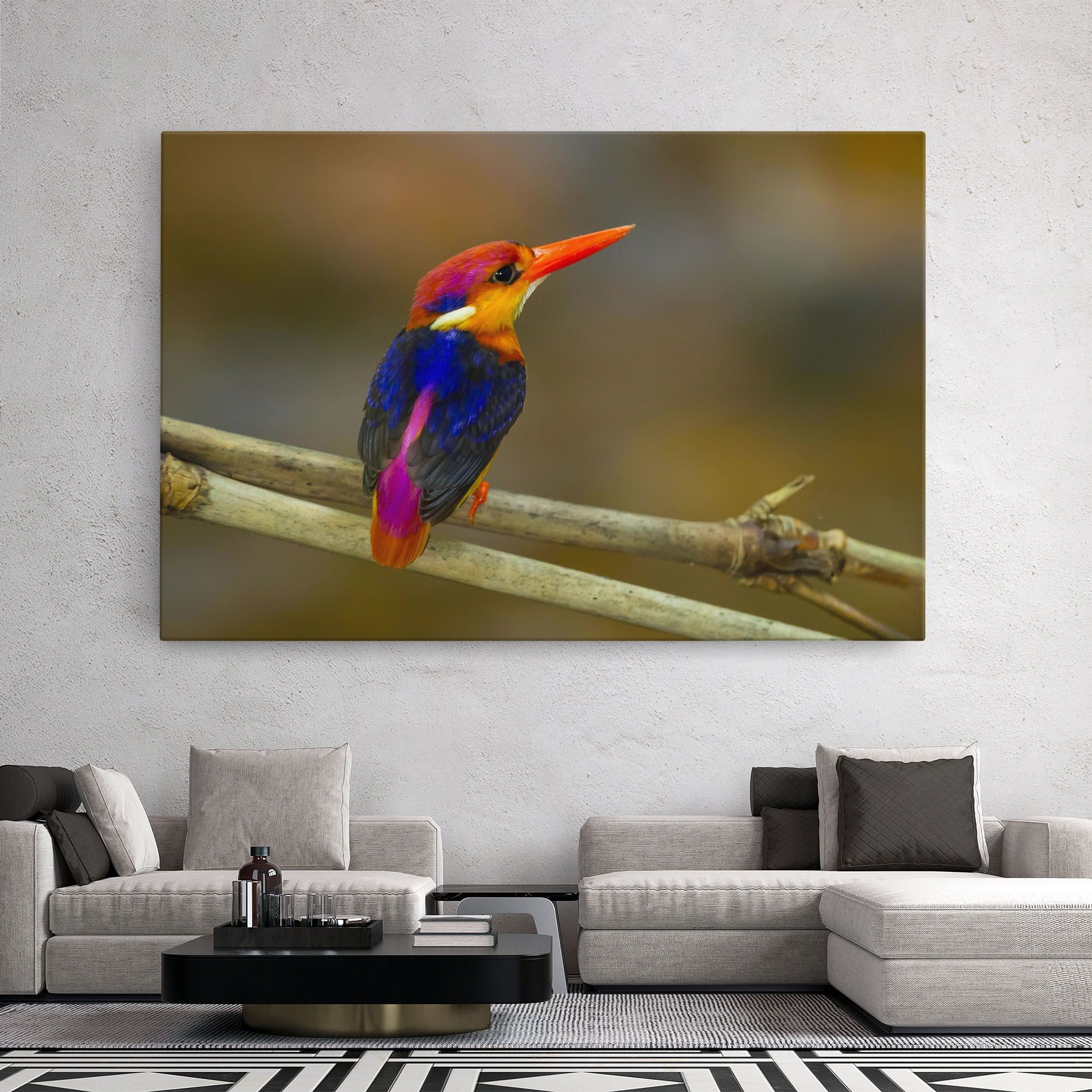 Colorful Bird mockup 2