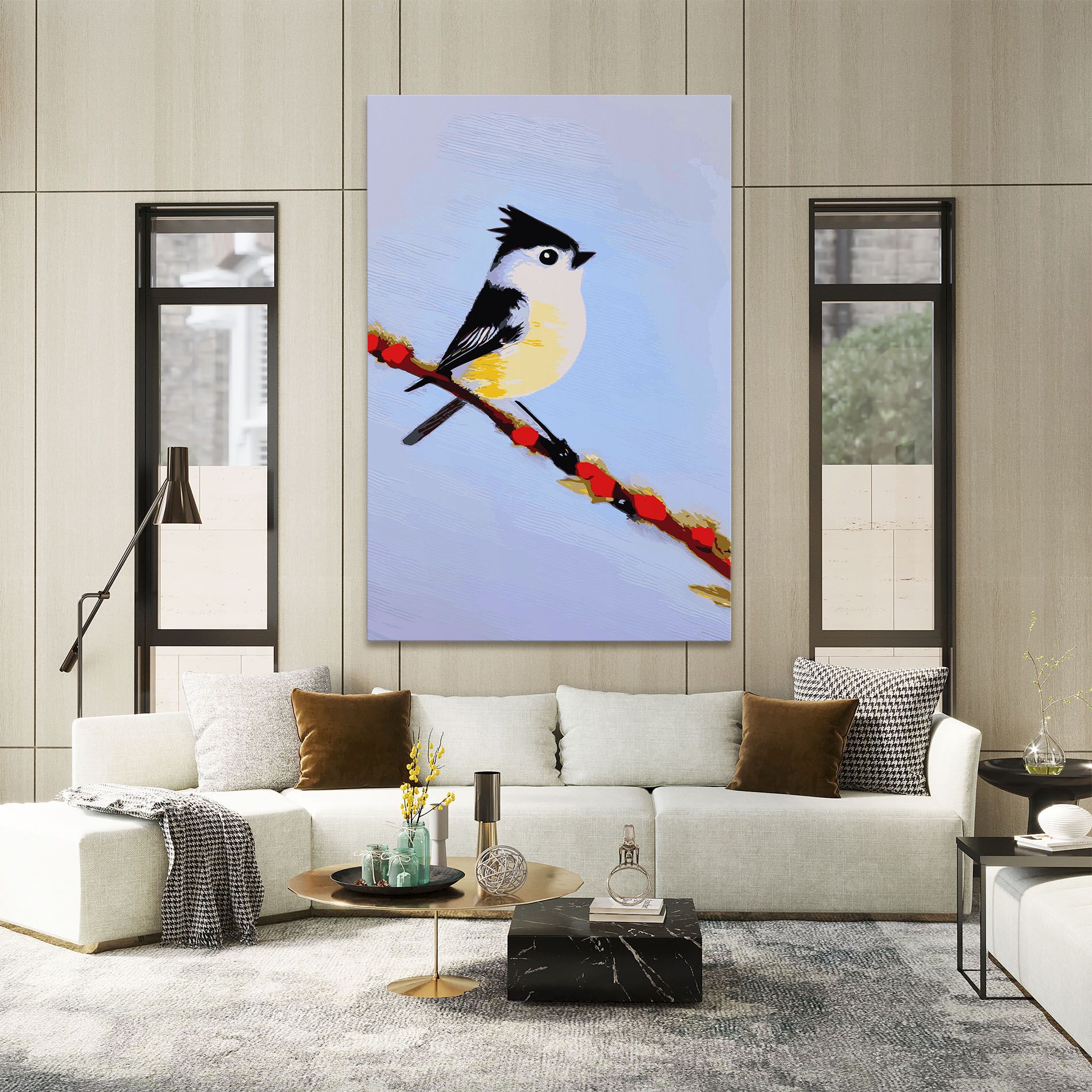 Bird Painting mockup 2