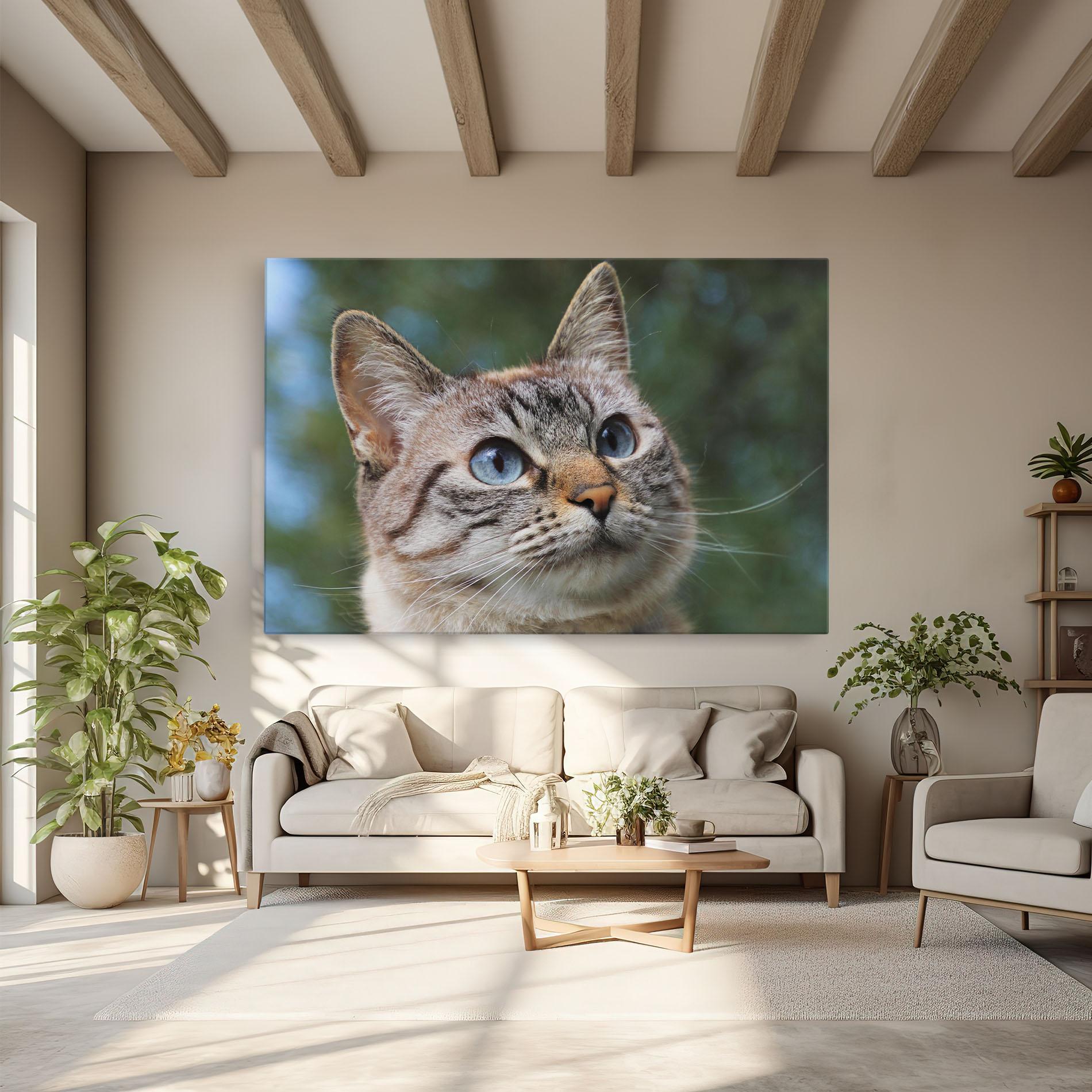 Leinwandbild Blue Eyes Cutie mockup 6