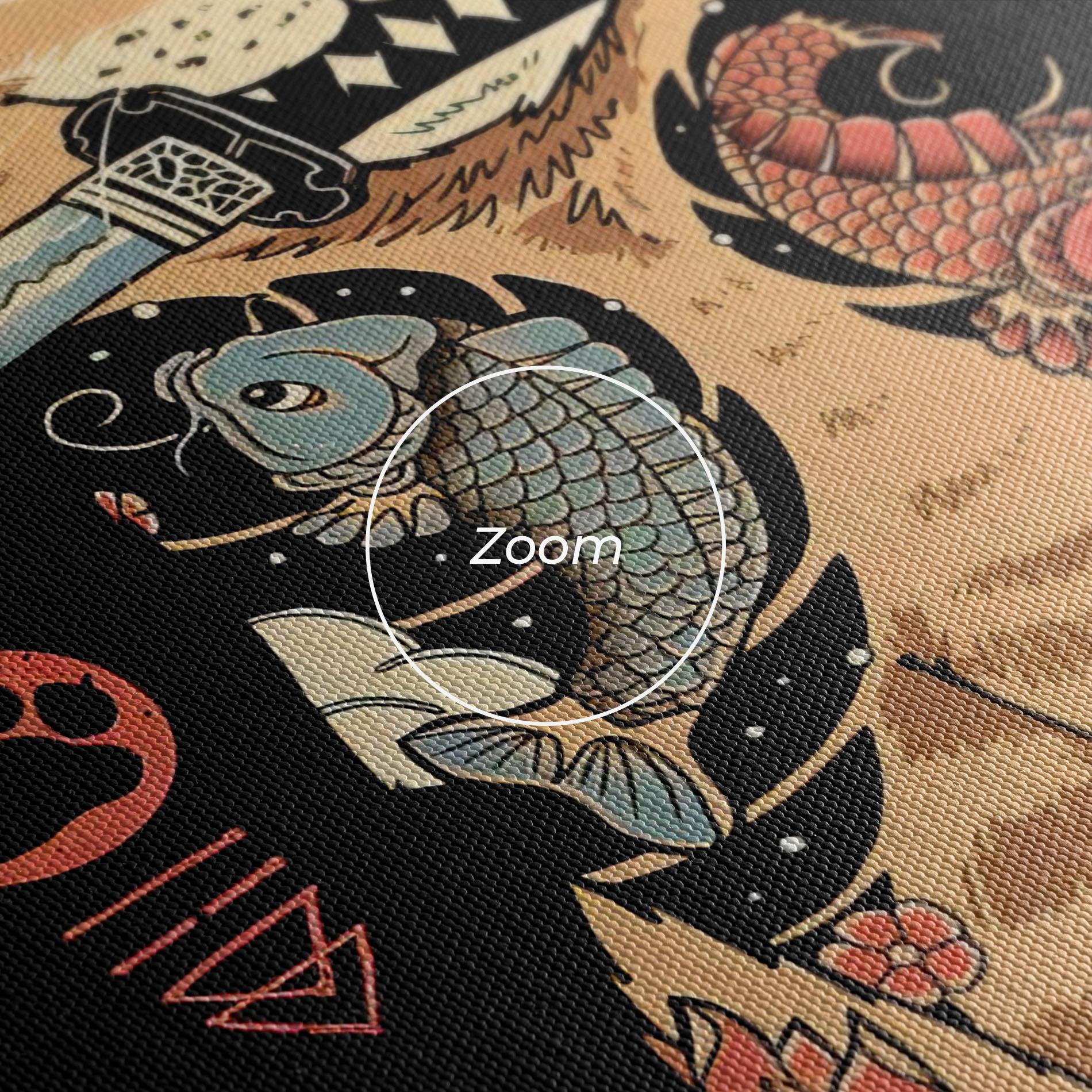 Leinwandbild Catana mockup 3