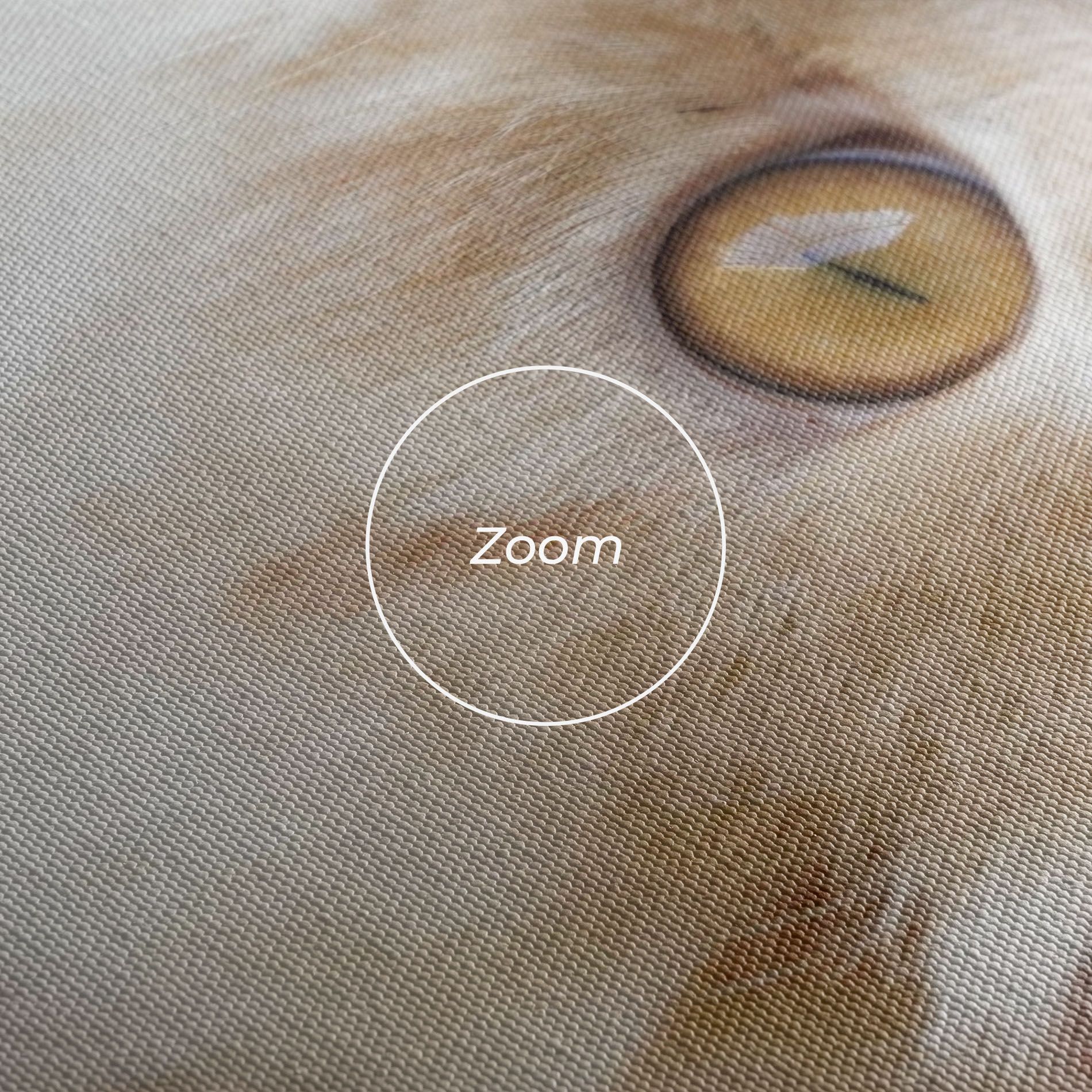 Close Up Yellow Eyes Cat mockup 3