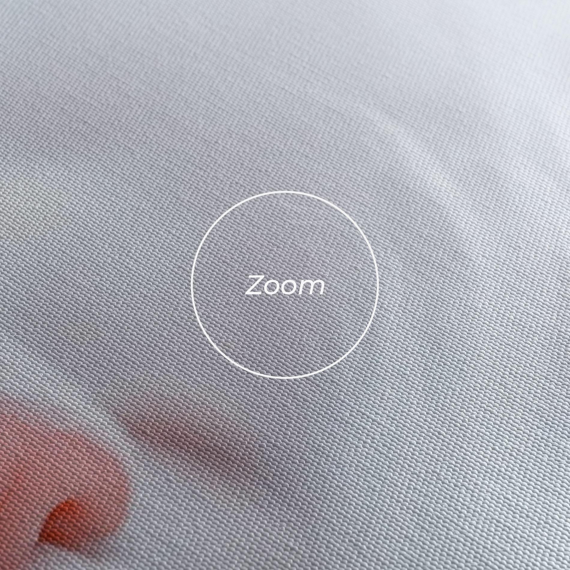 Leinwandbild Dreamy White Cat mockup 3