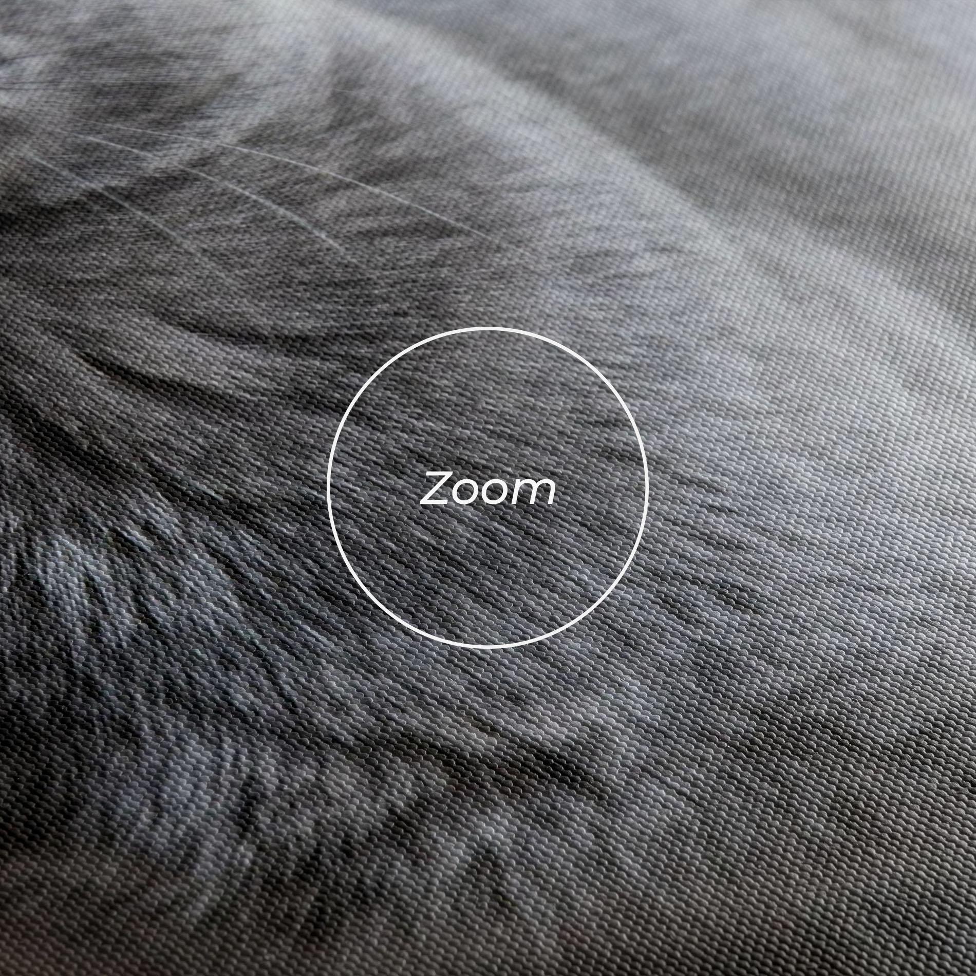 Leinwandbild Grey Green Cat Eyes mockup 3