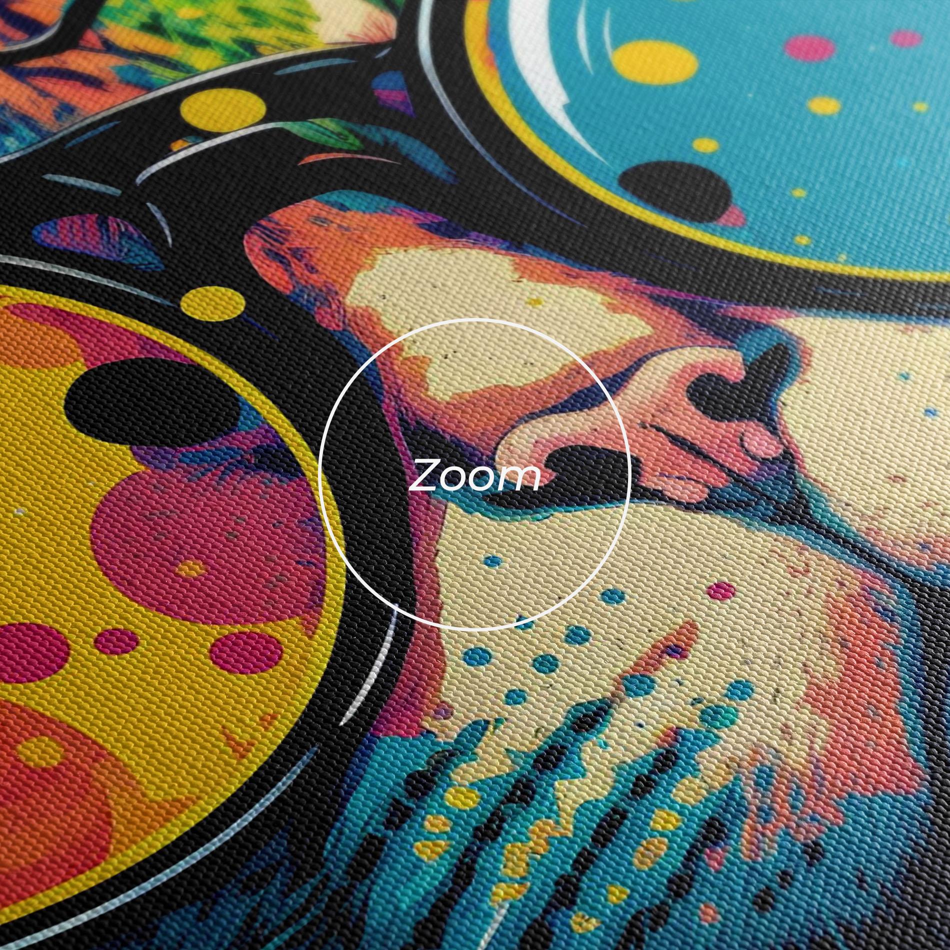 Leinwandbild Vintage Cat mockup 3