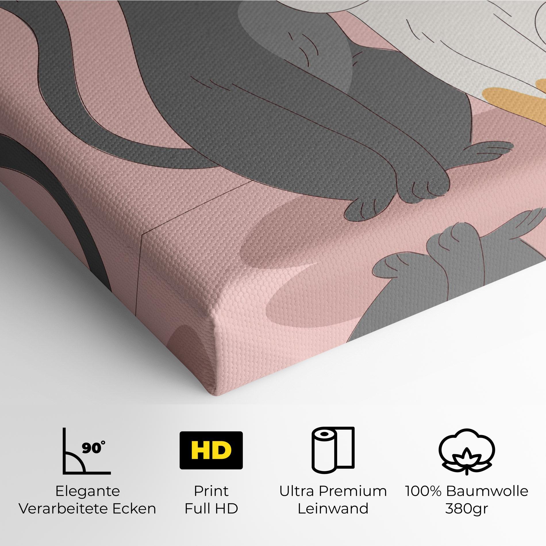 Leinwandbild Lover Cats mockup 4