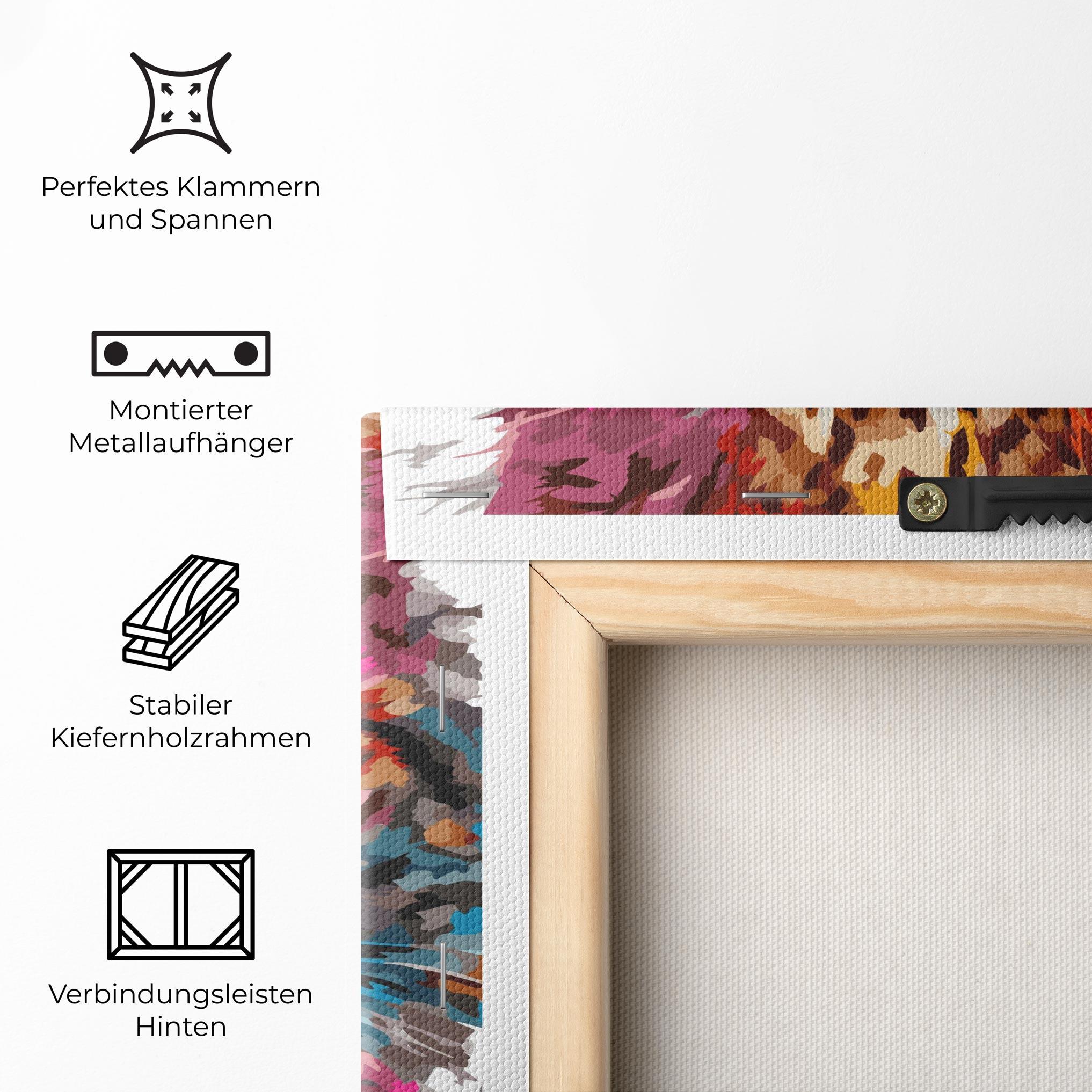 Leinwandbild Blue Eyes Cat mockup 5