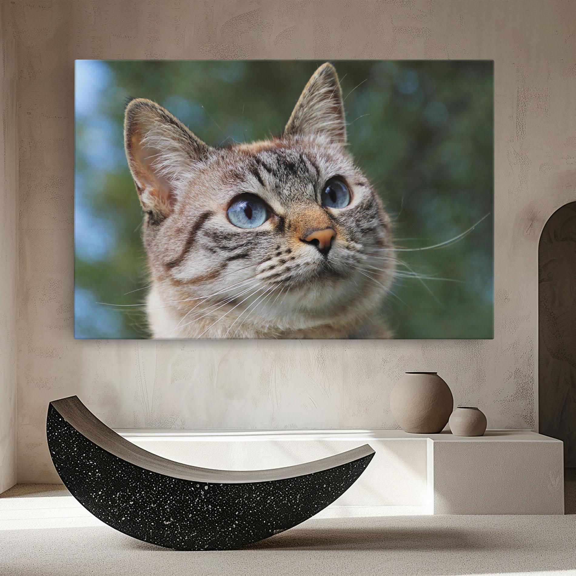 Leinwandbild Blue Eyes Cutie mockup 8