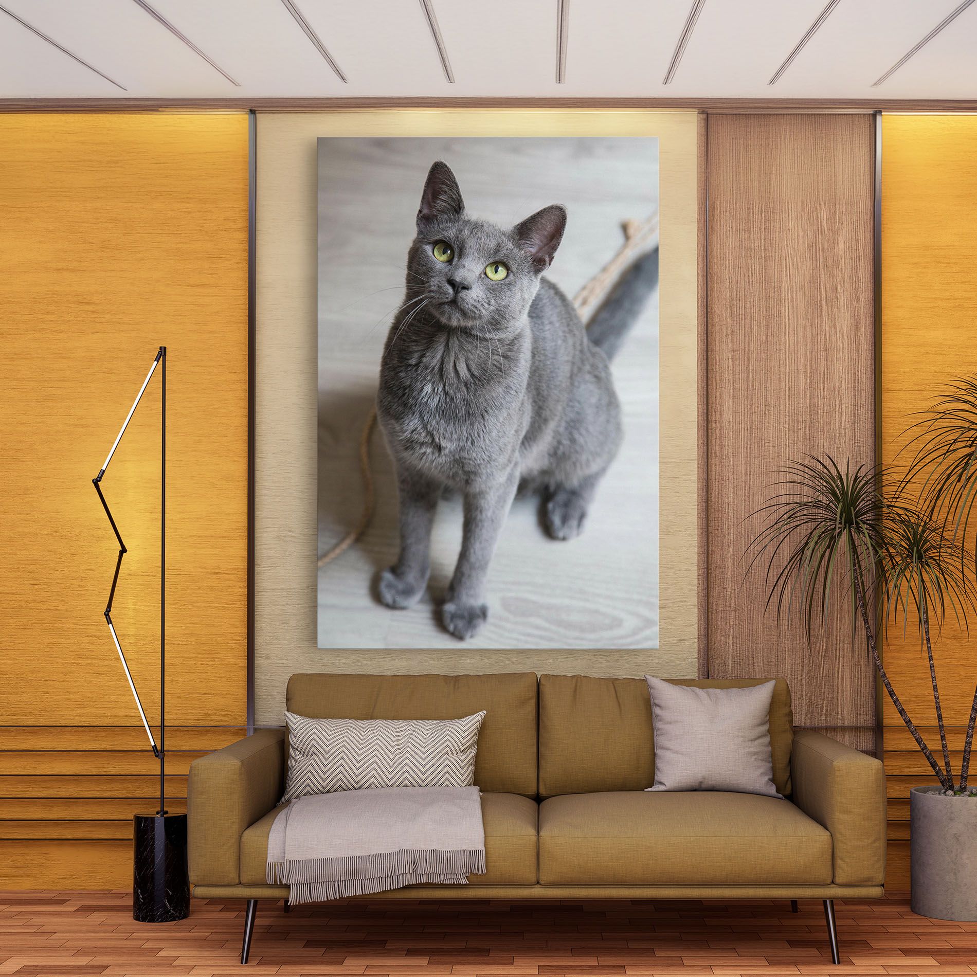 Grey Green Cat Eyes mockup 9