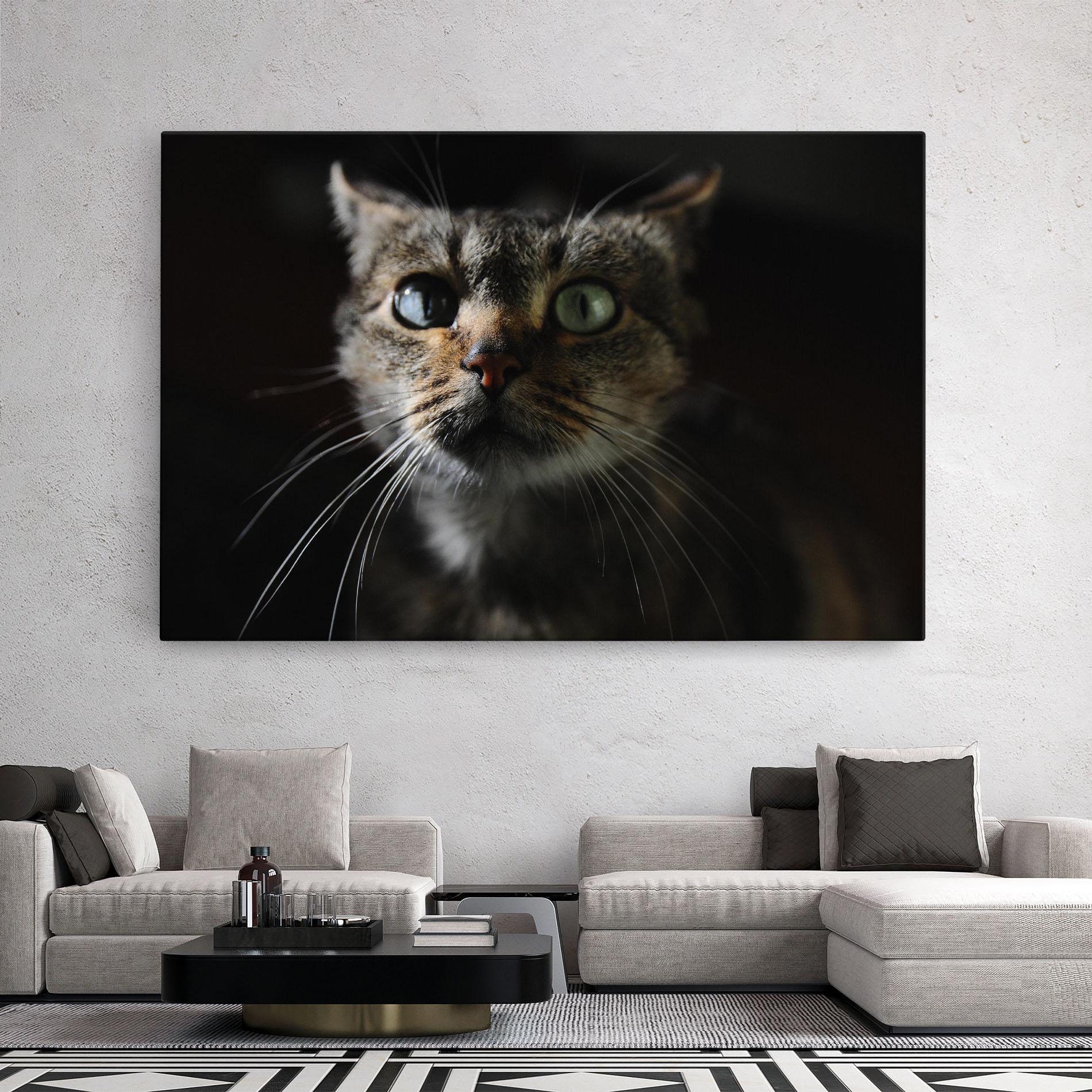 Leinwandbild Playful Cat mockup 2