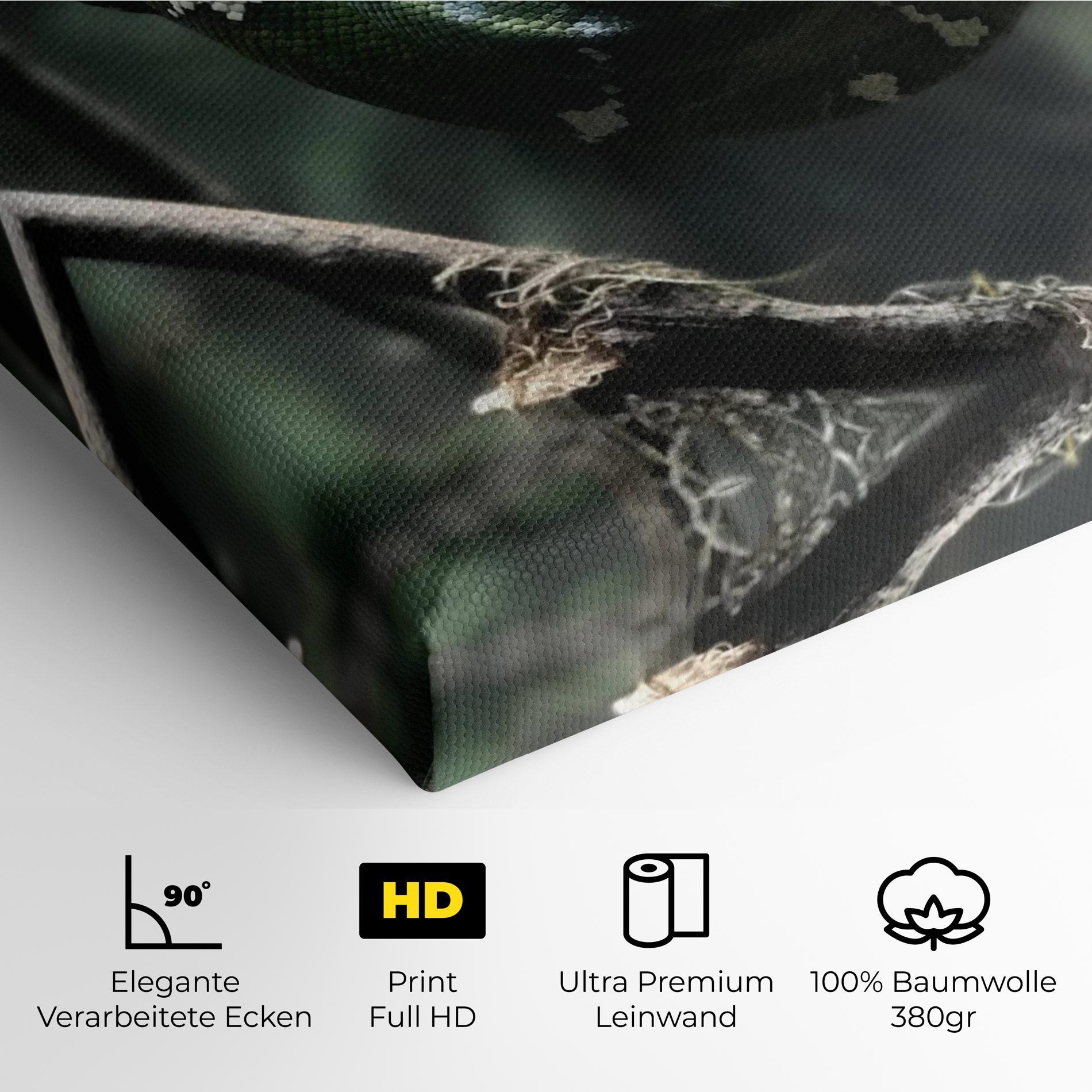 Leinwandbild Sleepy Snake mockup 4