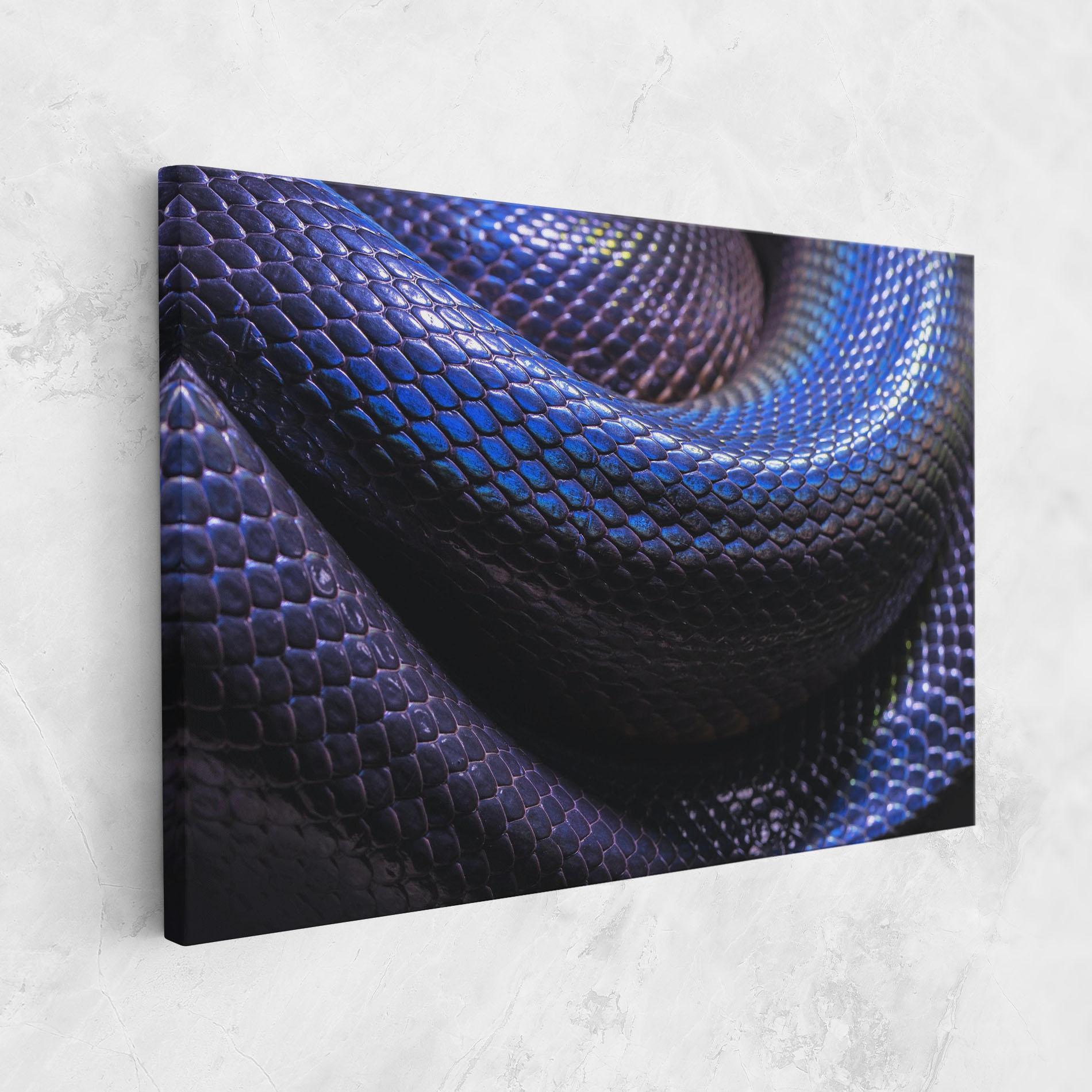 Leinwandbild Snake Skin mockup 1
