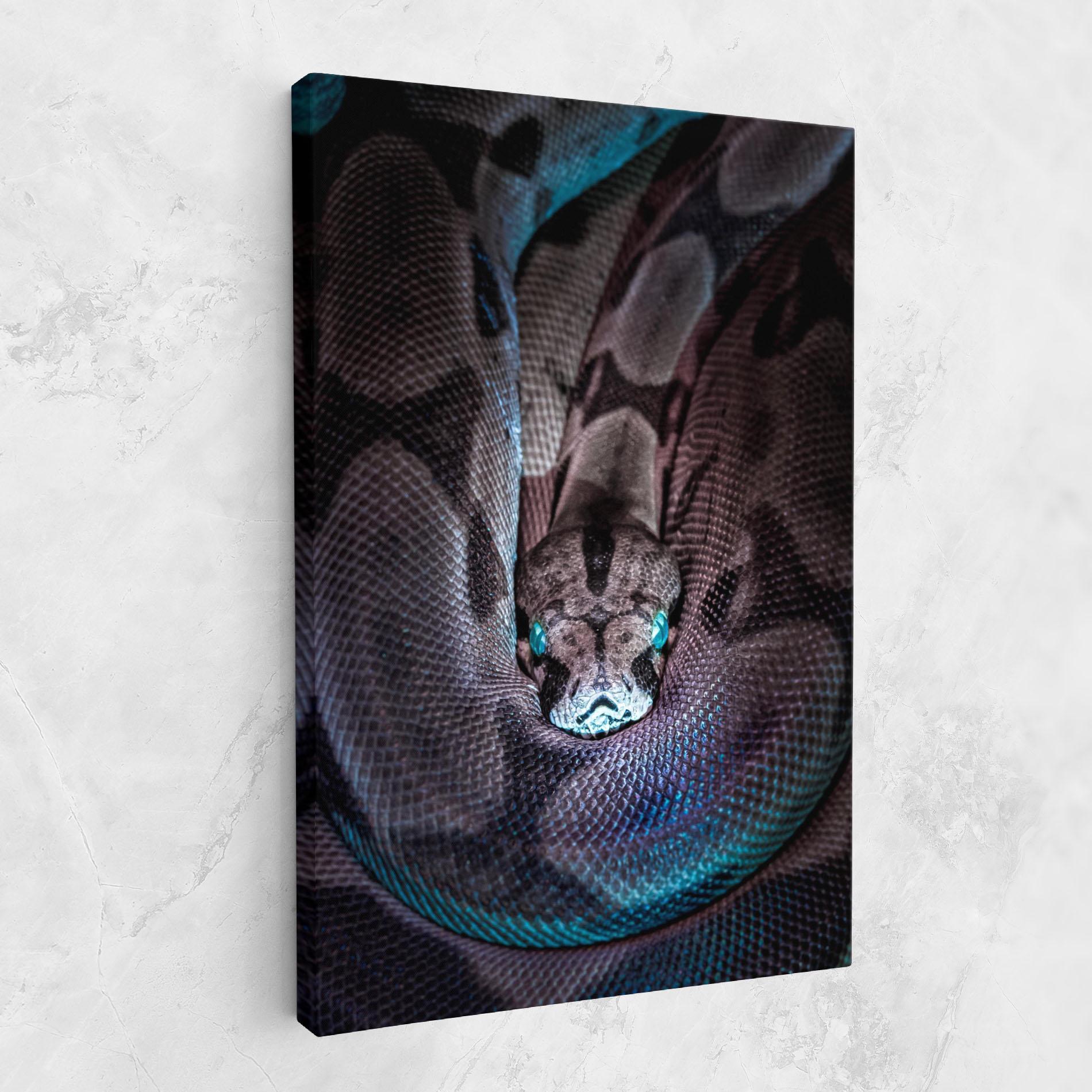 Leinwandbild Vibrant Snake mockup 1