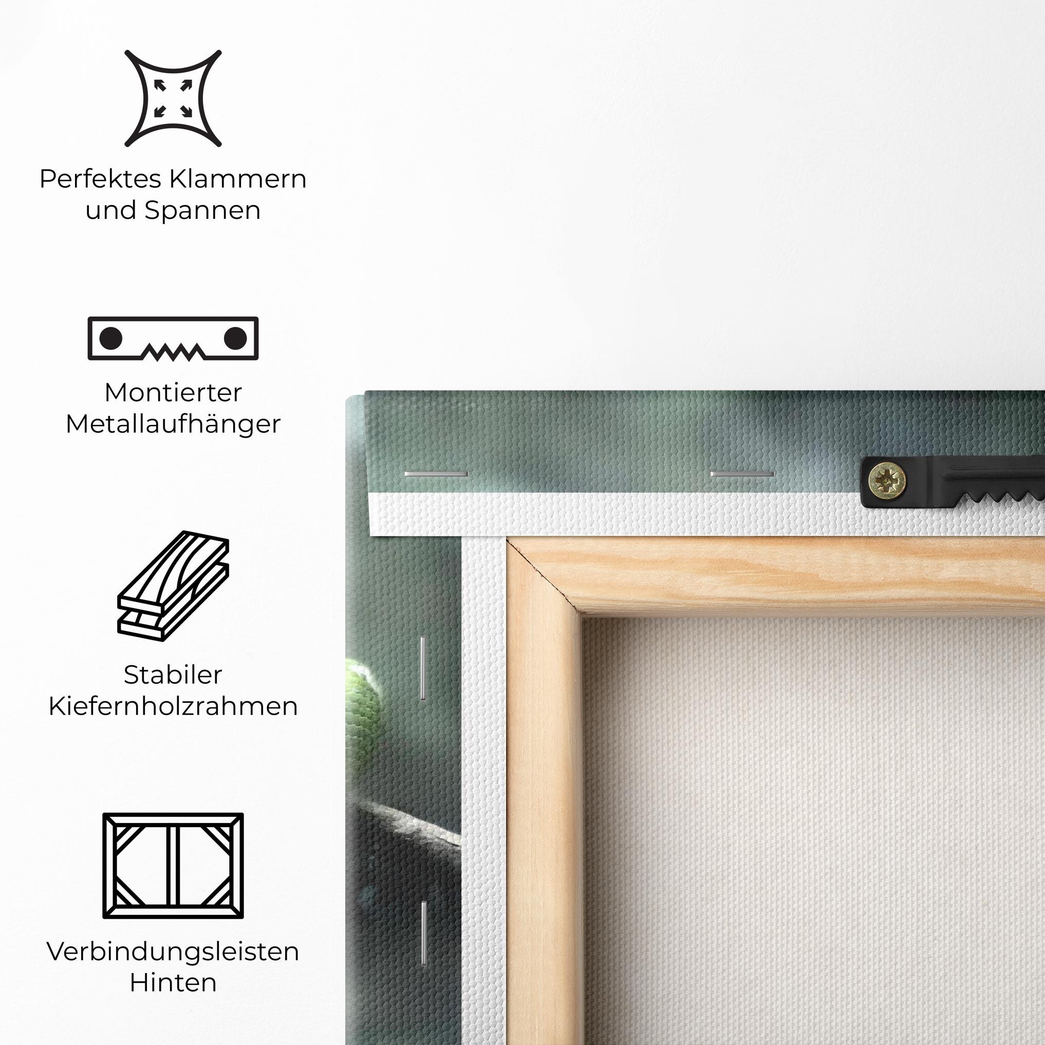 Leinwandbild Sleepy Snake mockup 5