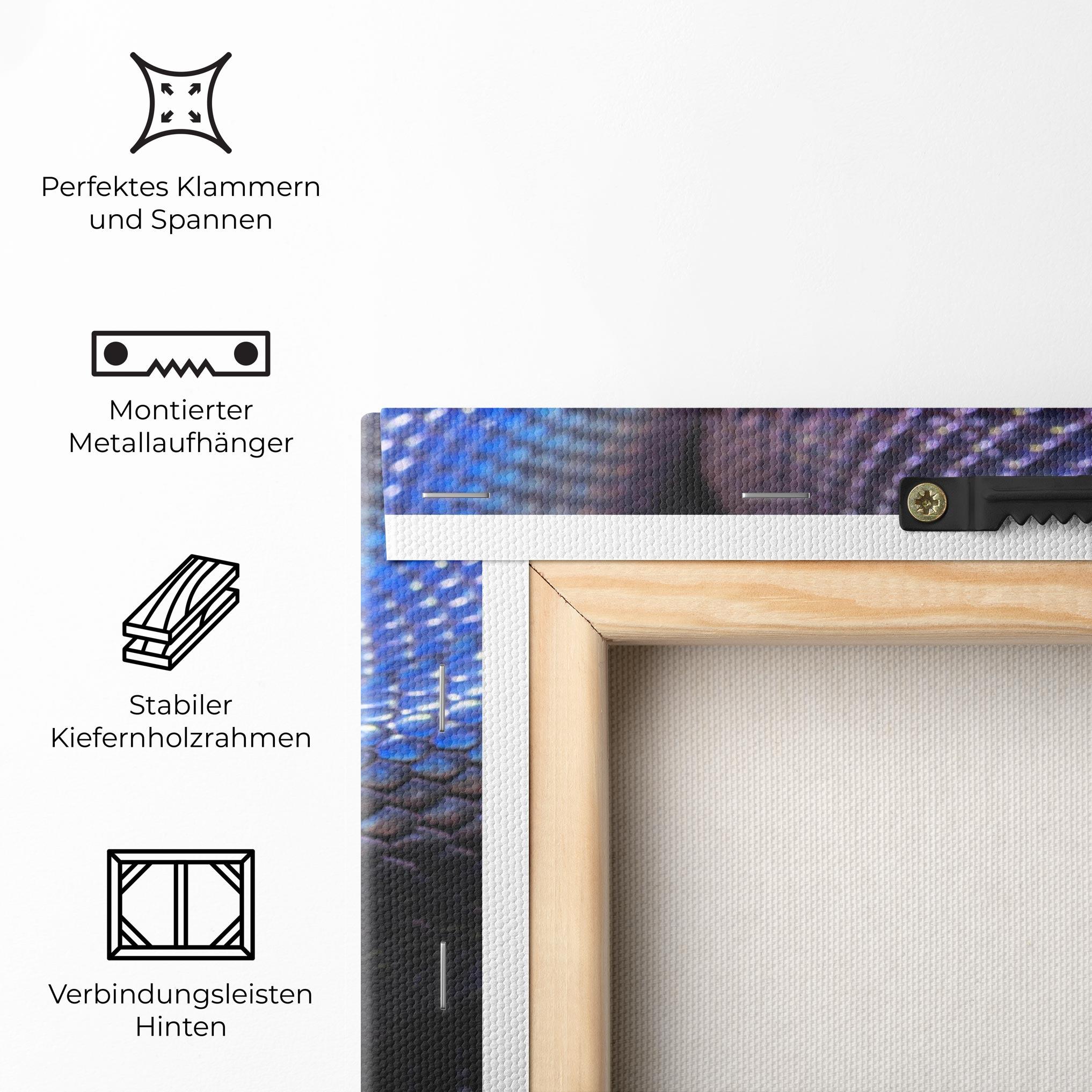 Leinwandbild Snake Skin mockup 5