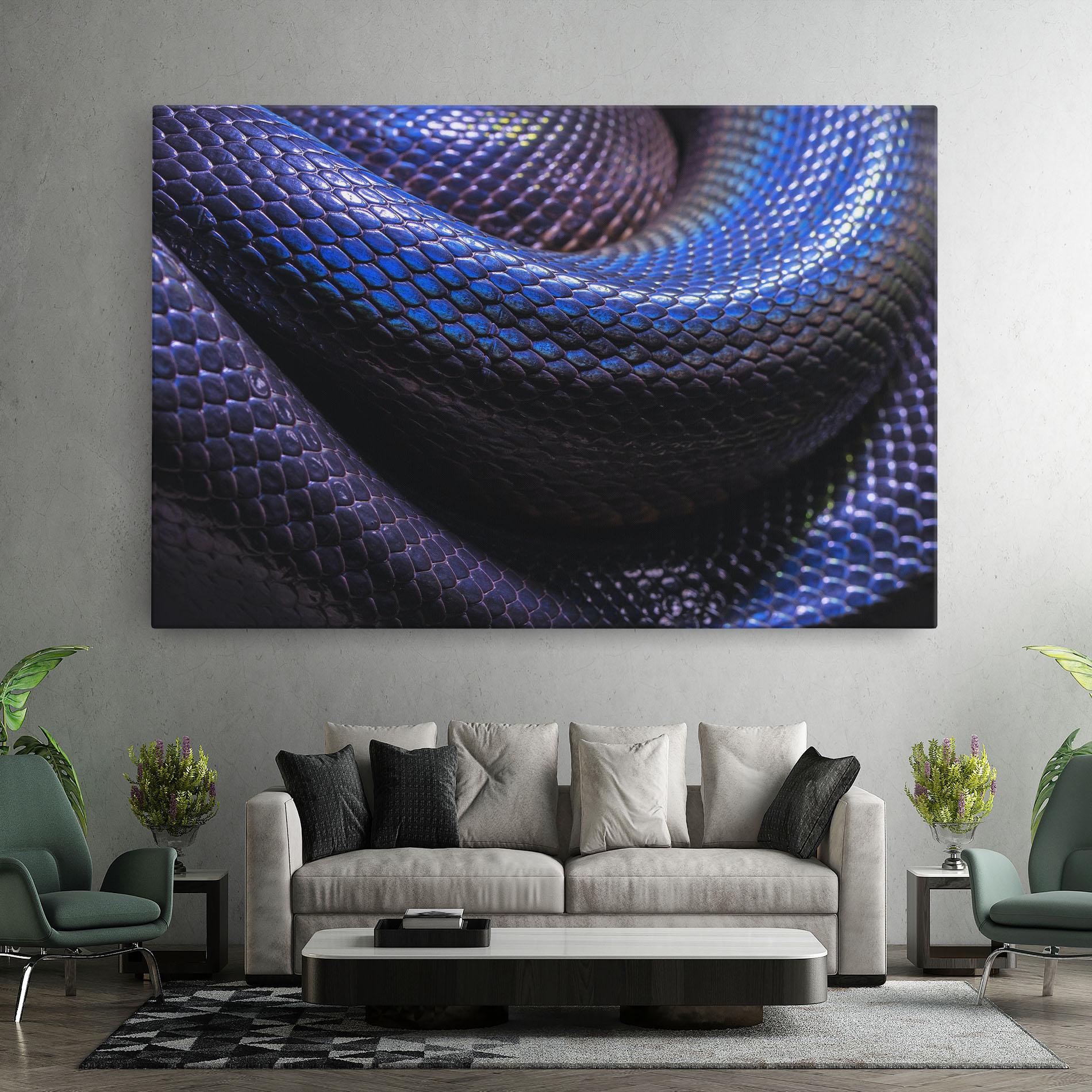 Leinwandbild Snake Skin mockup 7