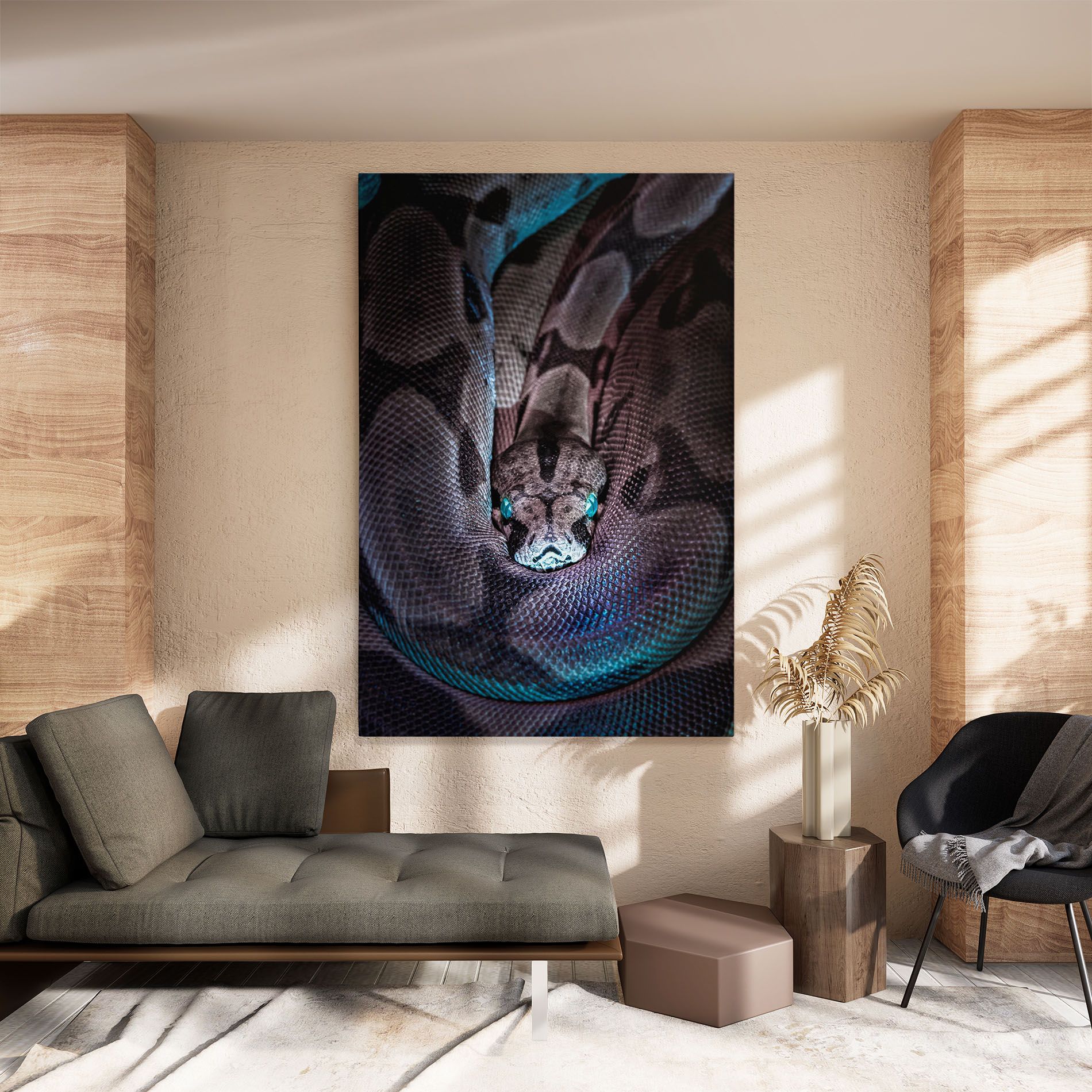 Vibrant Snake mockup 8