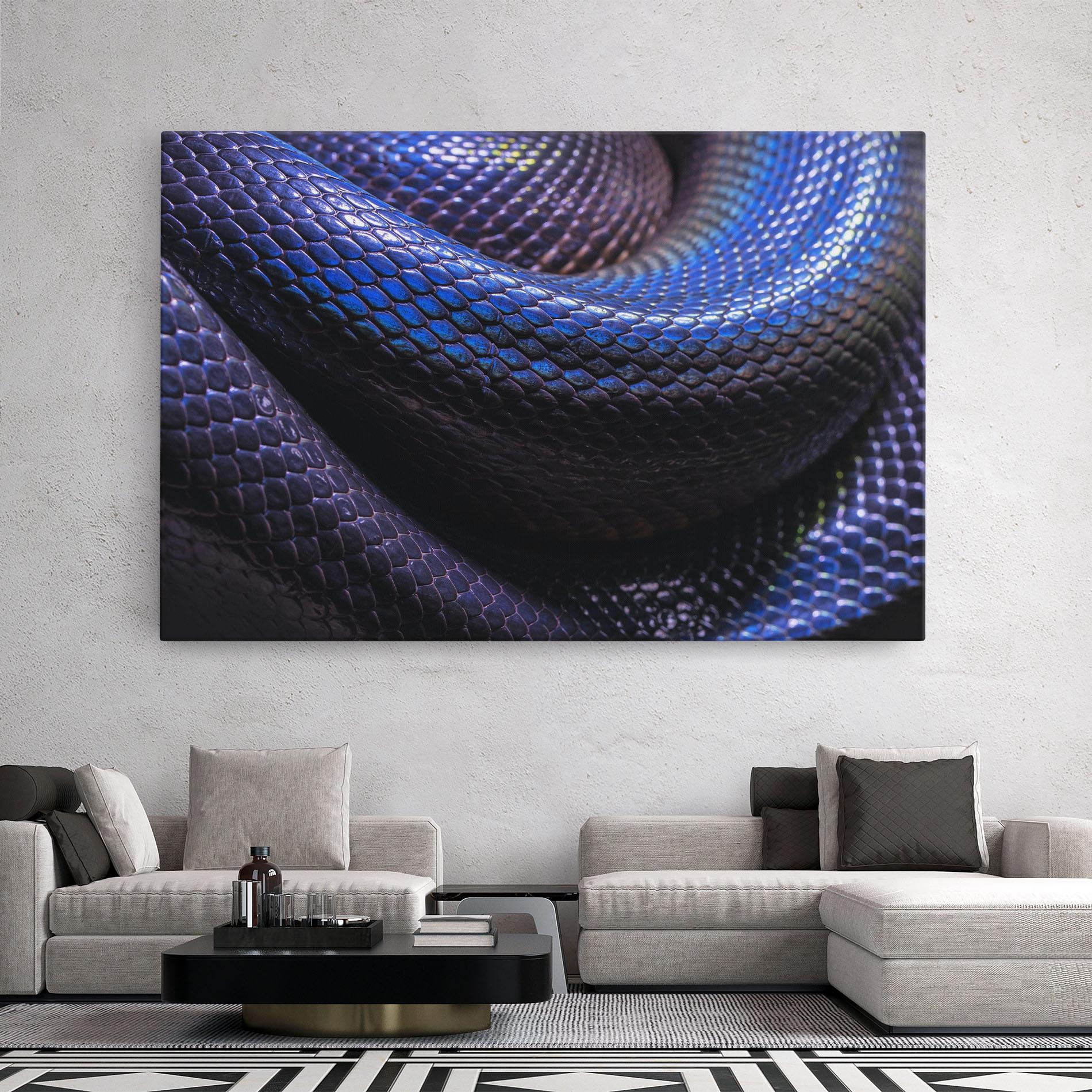 Leinwandbild Snake Skin mockup 2