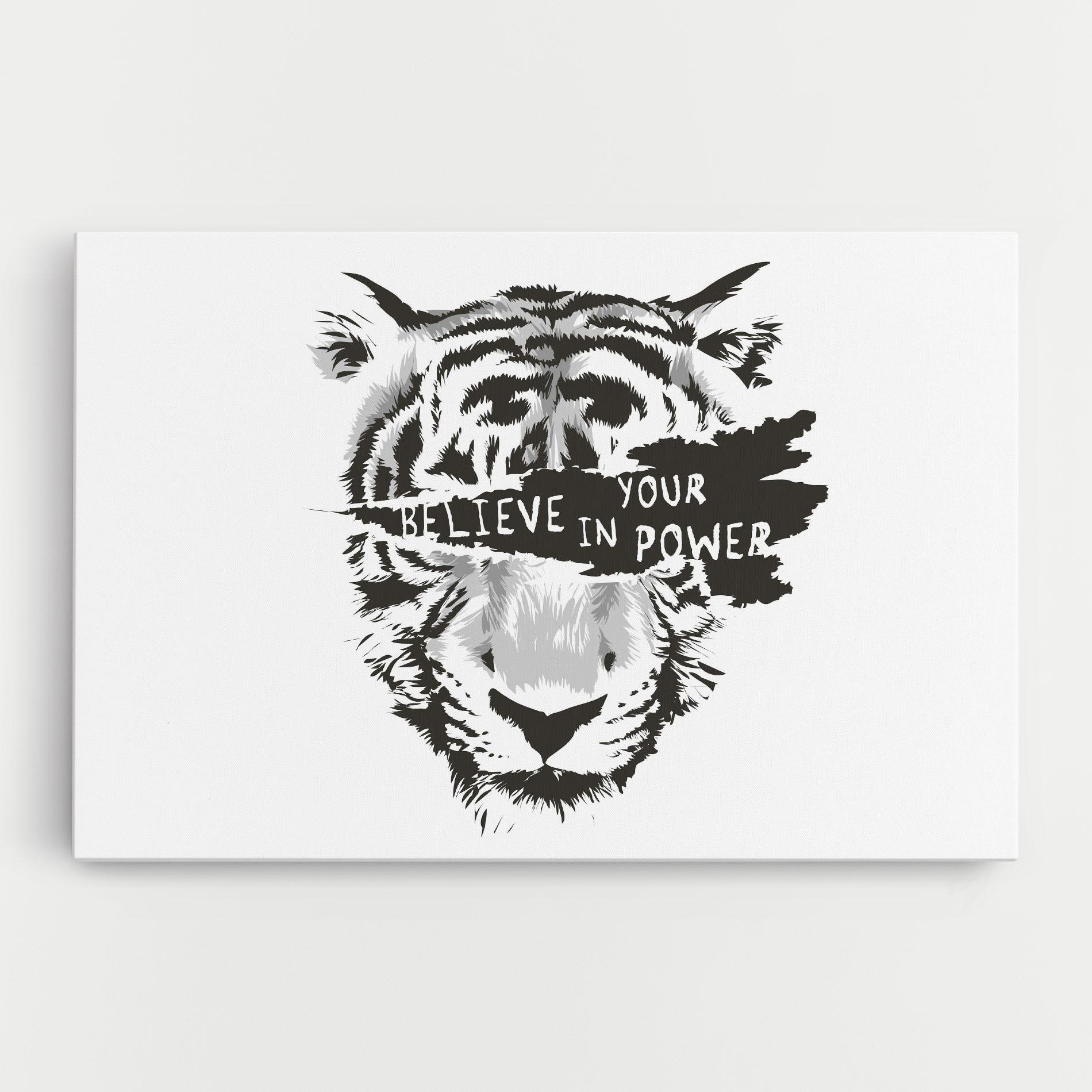 Leinwandbild Belive In Your Power mockup 0