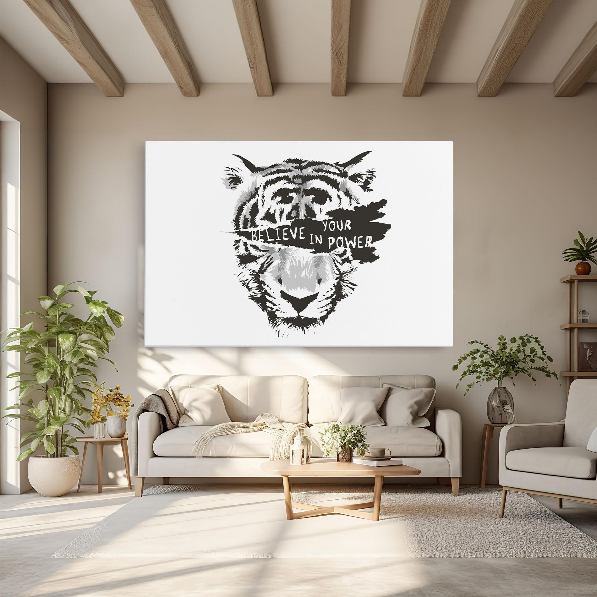 Leinwandbild Belive In Your Power mockup 6