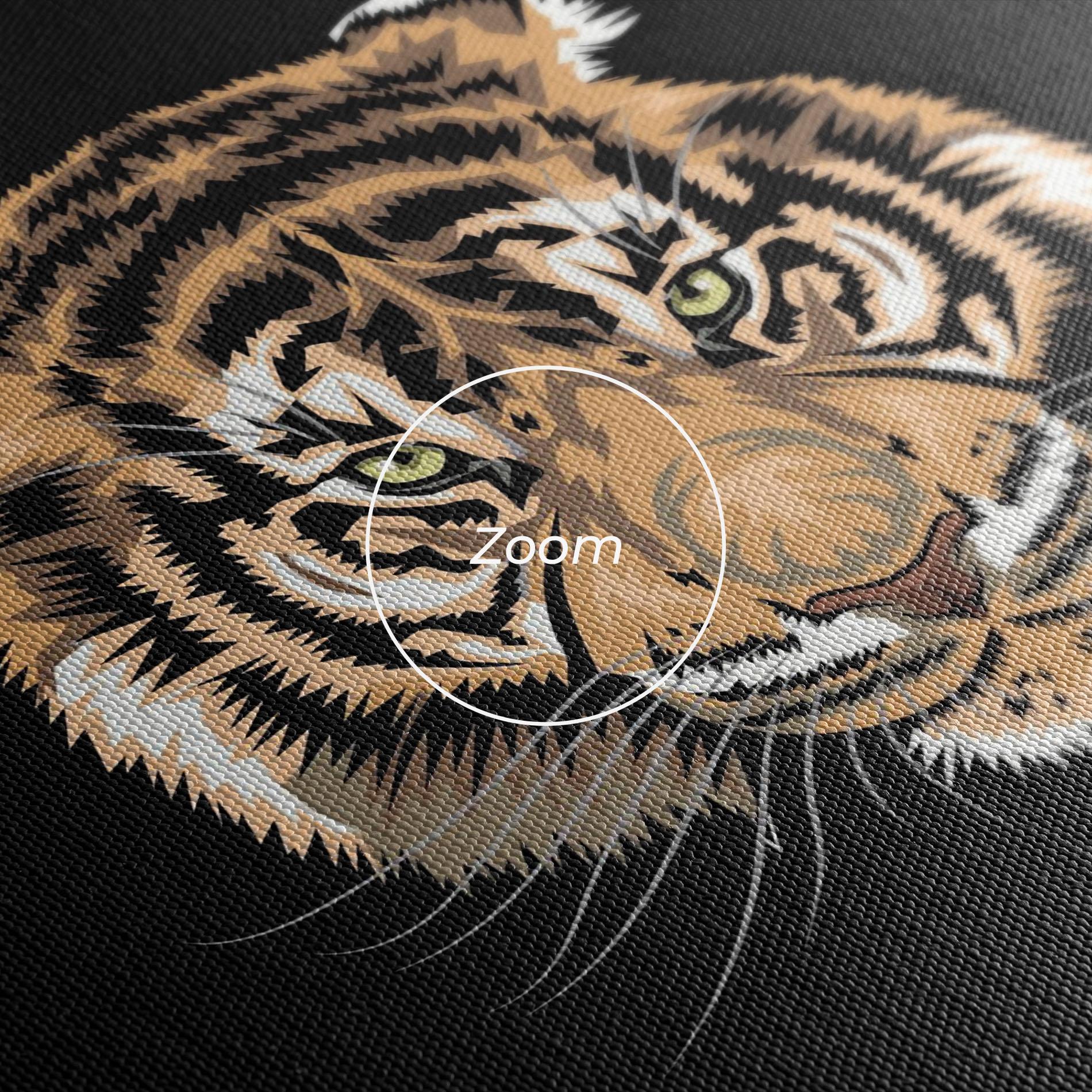 Leinwandbild 3 Tigers mockup 3