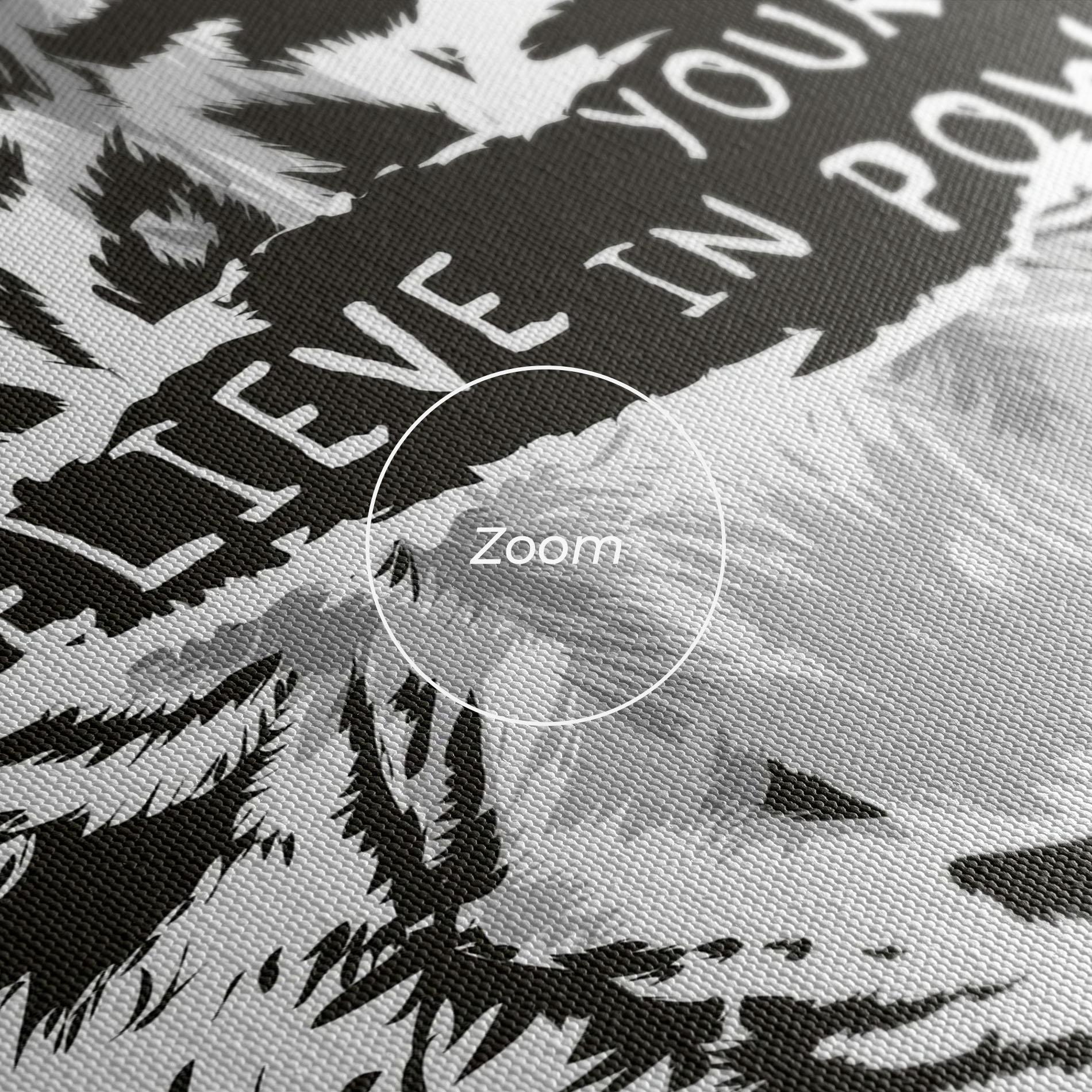 Leinwandbild Belive In Your Power mockup 3