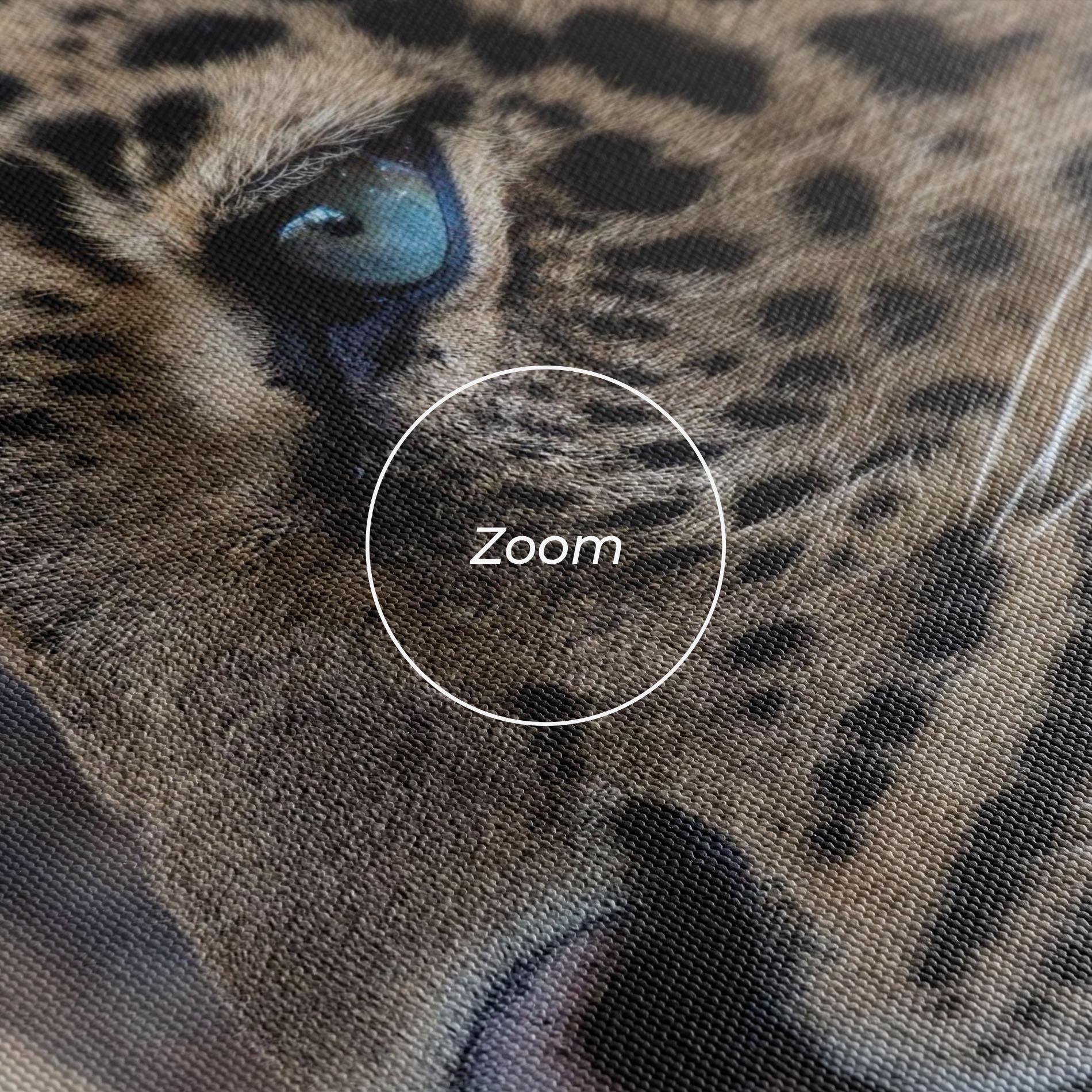 Leinwandbild Blue Tiger mockup 3