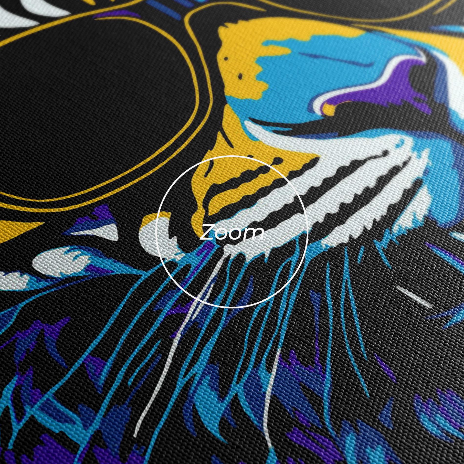 Leinwandbild Glasses Tiger mockup 3