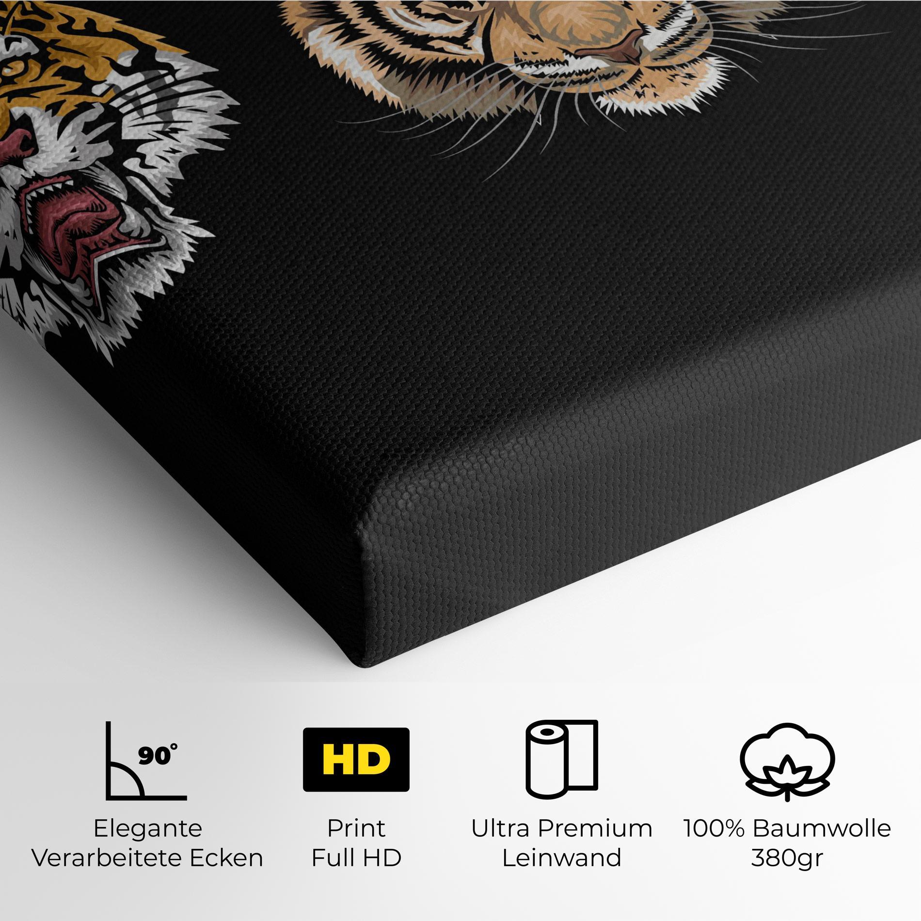 Leinwandbild 3 Tigers mockup 4