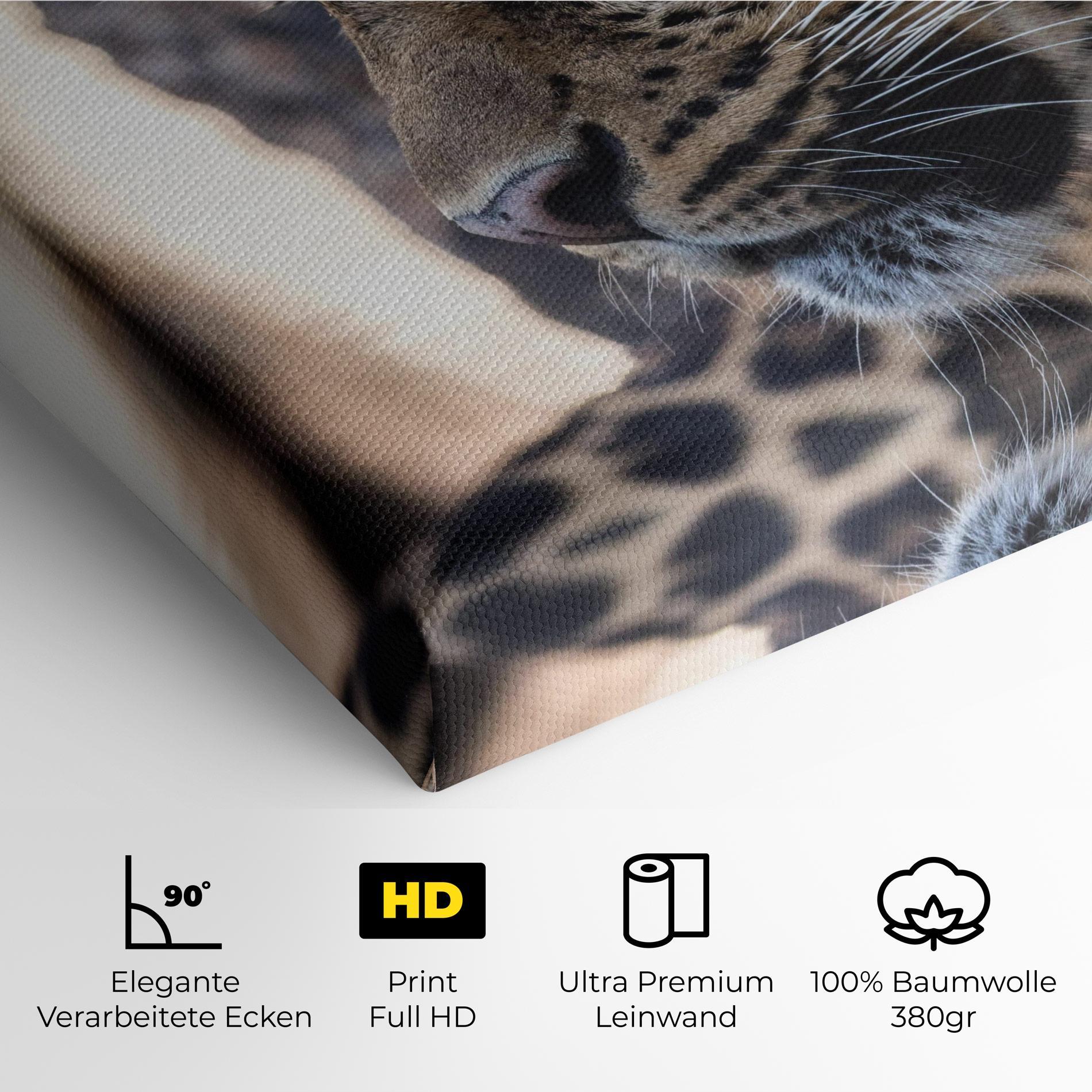 Leinwandbild Blue Tiger mockup 4