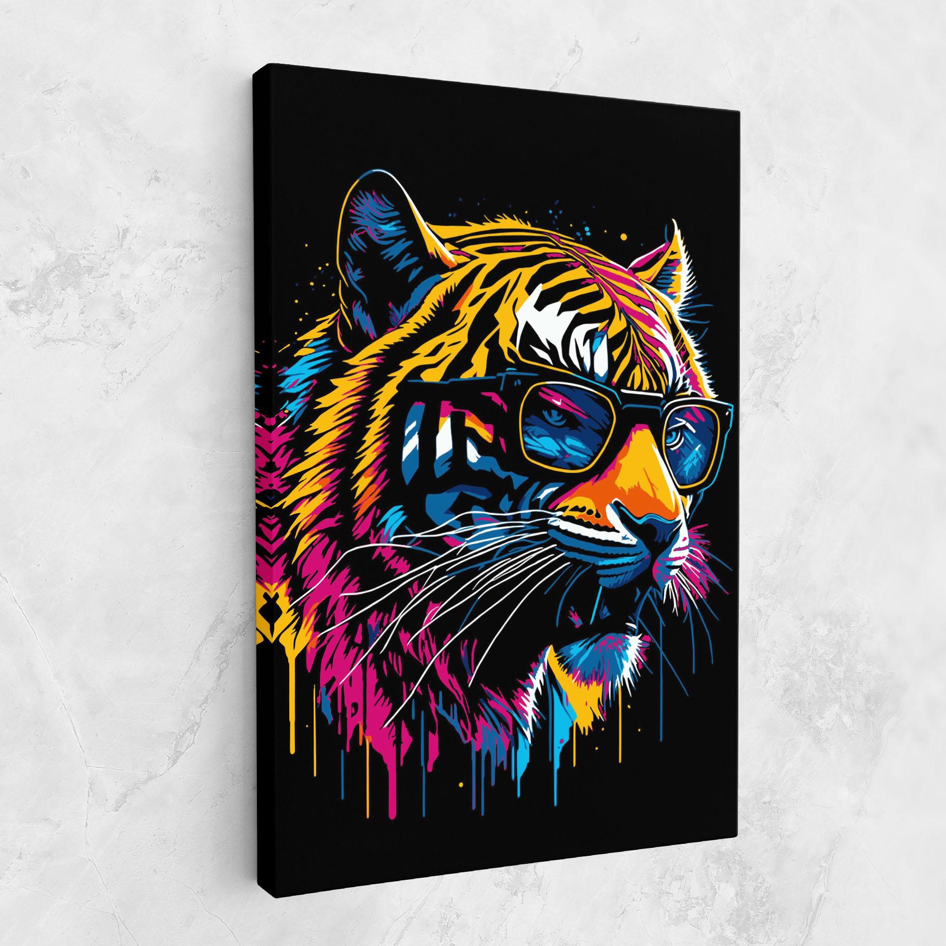 Leinwandbild Cool Tiger mockup 1