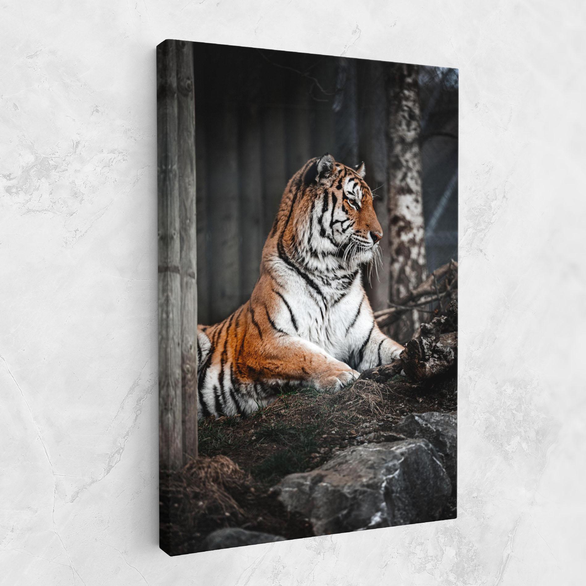 Leinwandbild Forest Tiger mockup 1