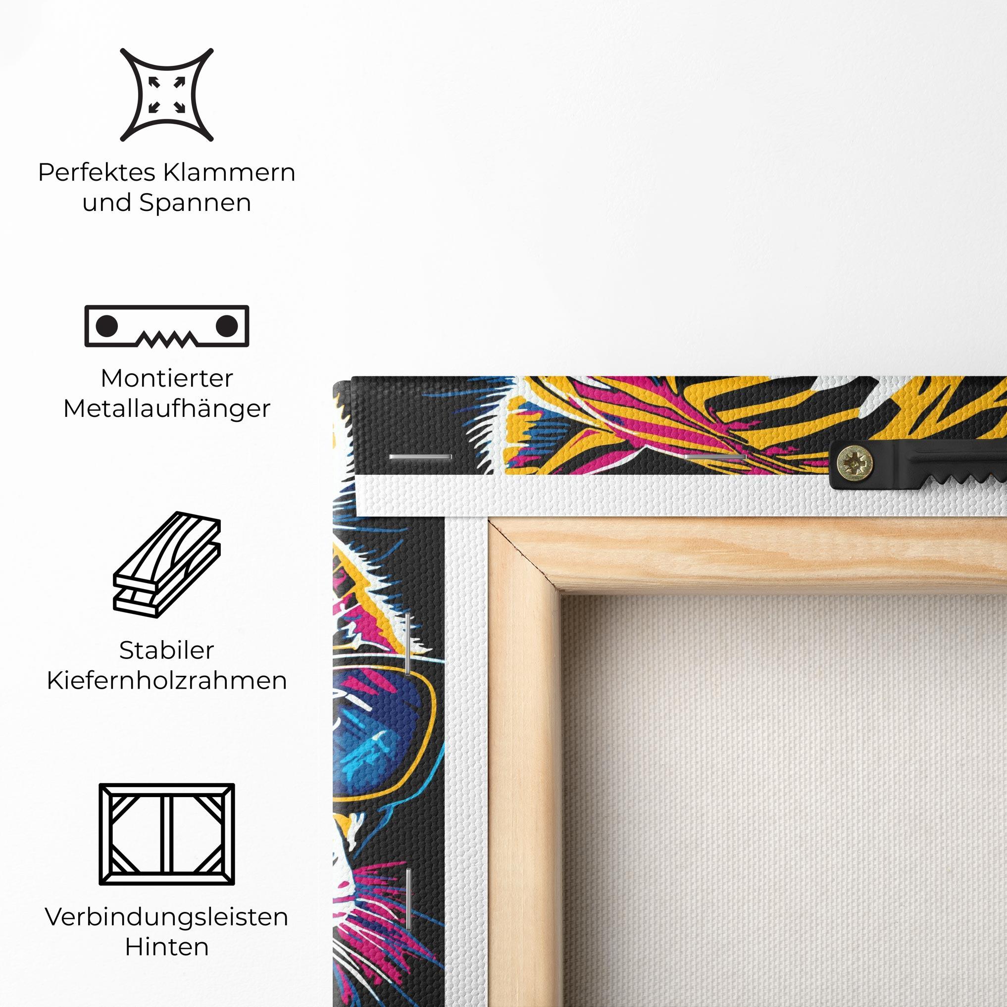 Leinwandbild Cool Tiger mockup 5