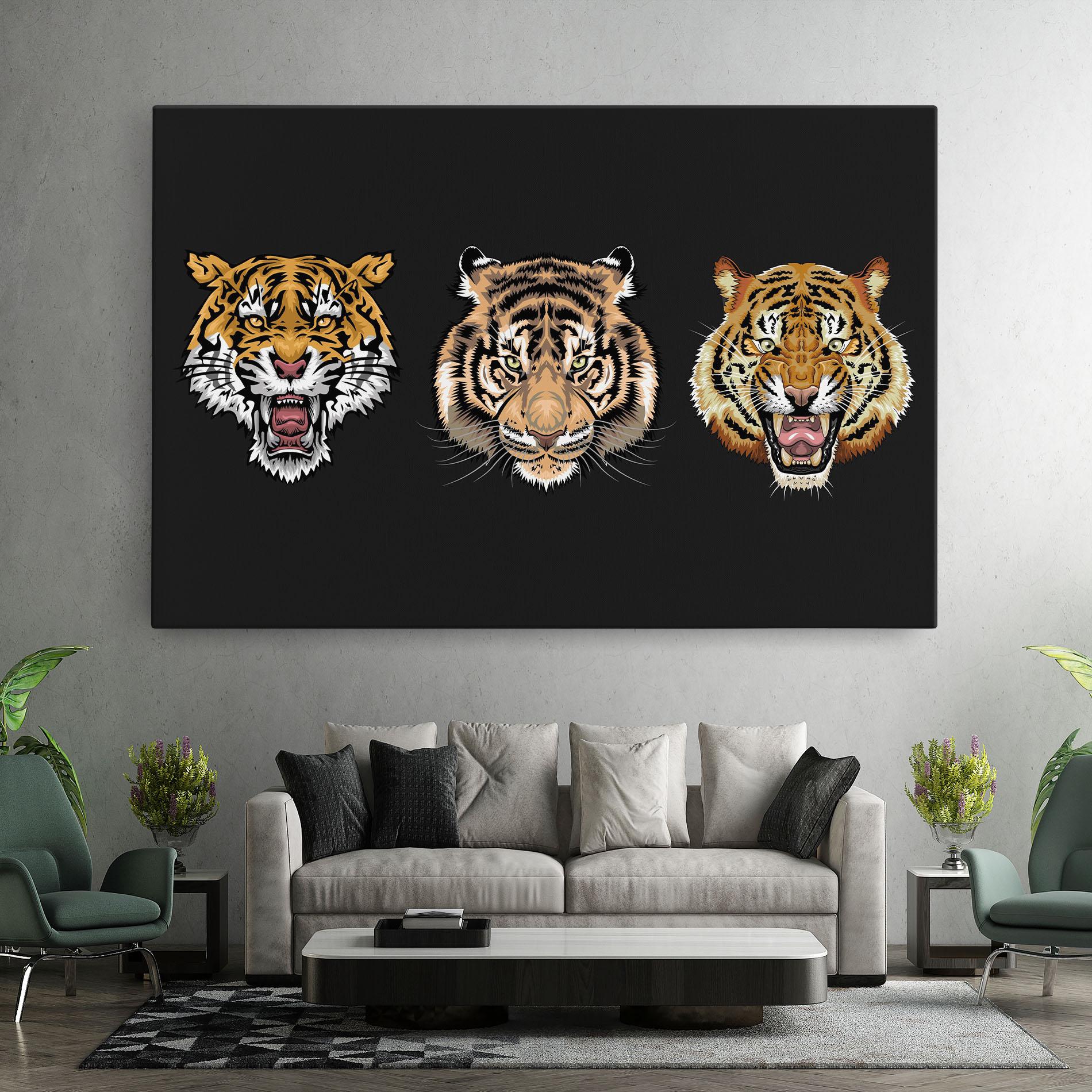 Leinwandbild 3 Tigers mockup 7