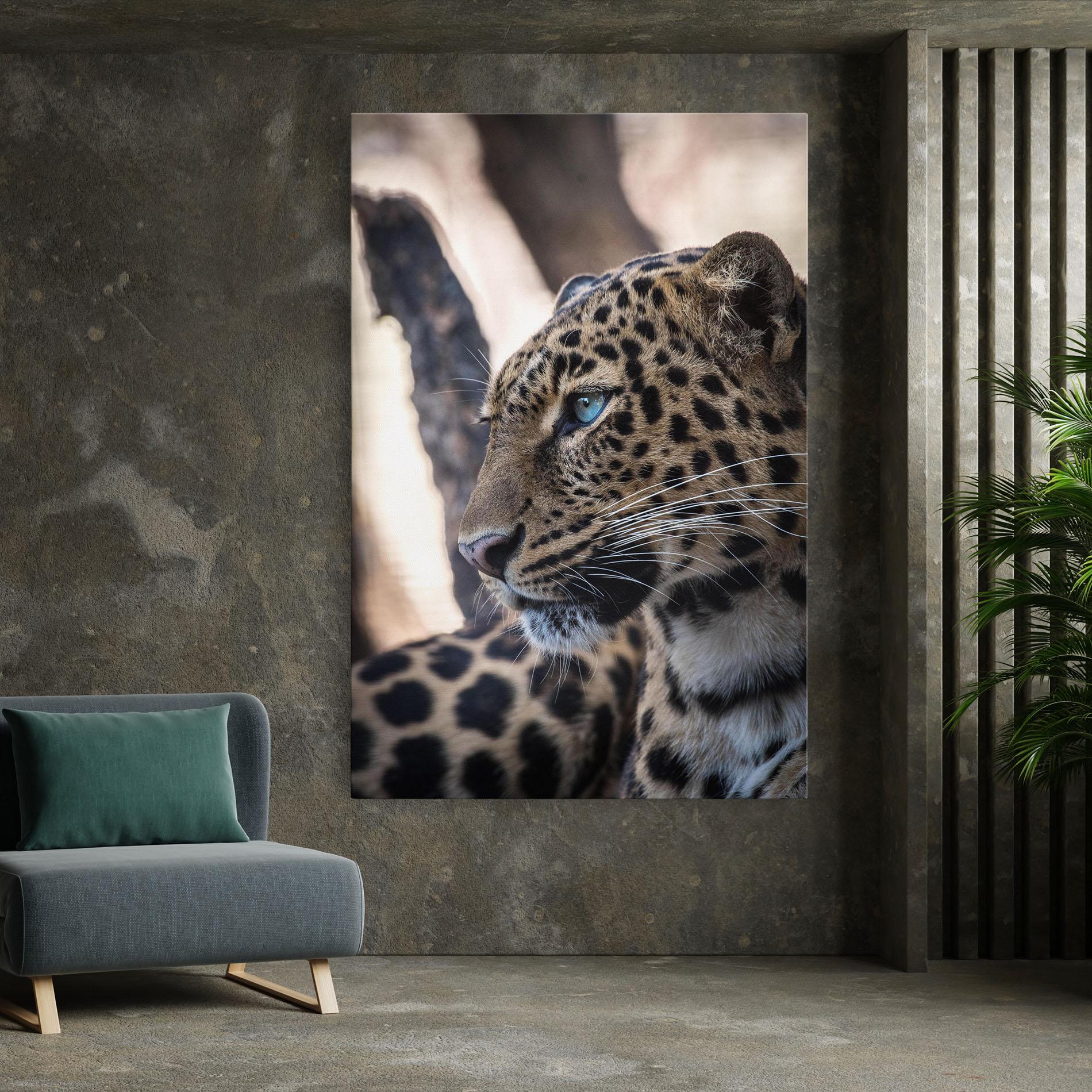Leinwandbild Blue Tiger mockup 7